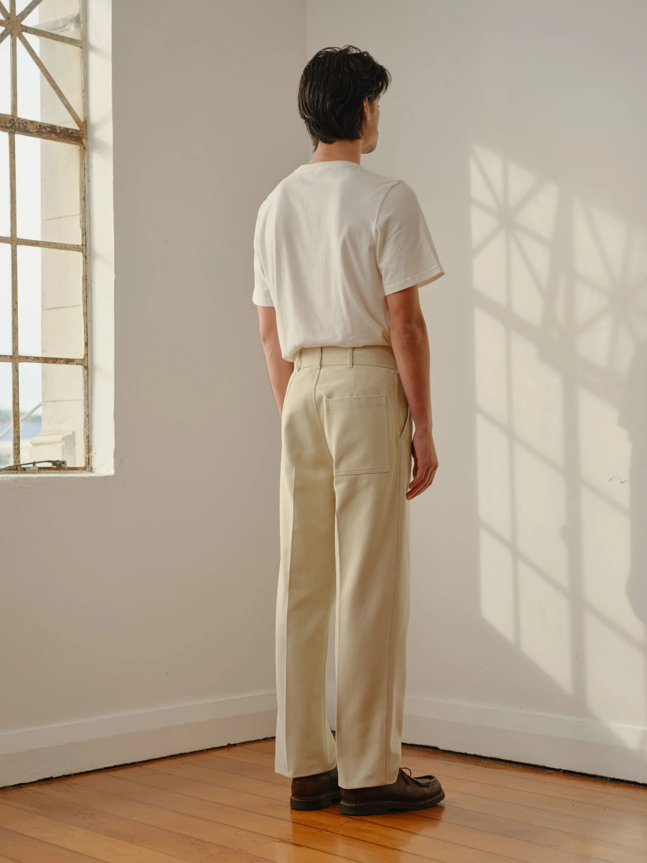 Other 💚 Thom Morison Bedford Pant Cream Small NEW Size US 32 / EU 48 - 6 Thumbnail