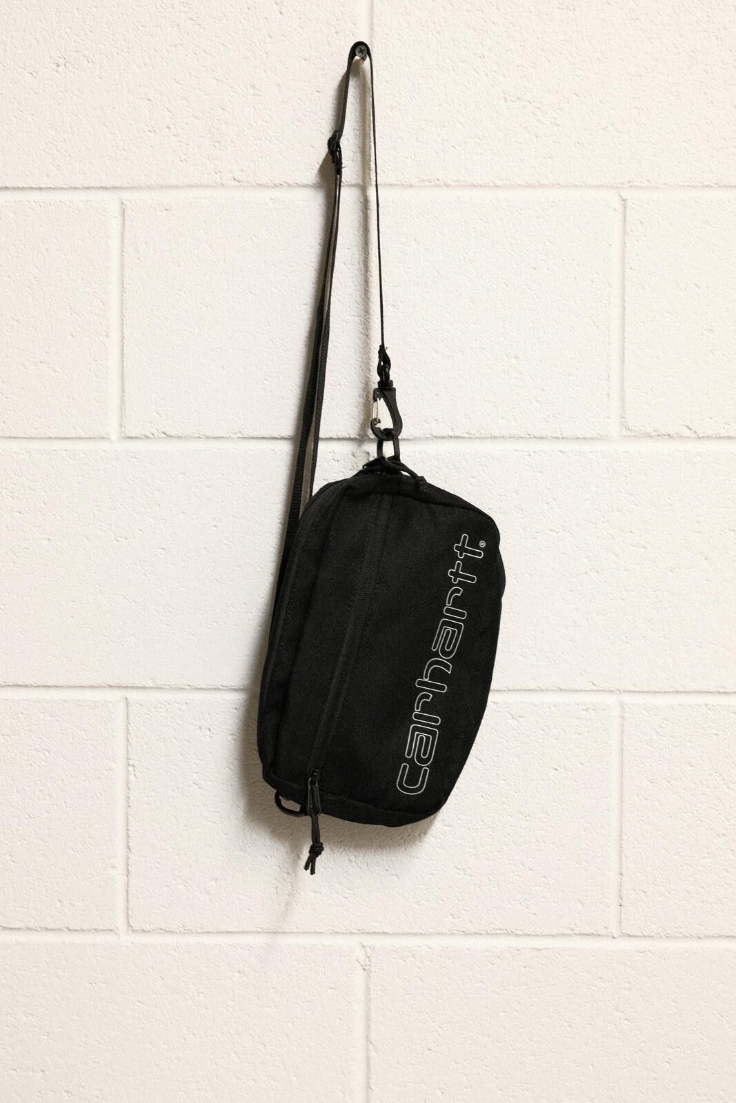 Carhartt Carhartt Black Crossbody Bag with Adjustable Strap Size ONE SIZE - 1 Thumbnail