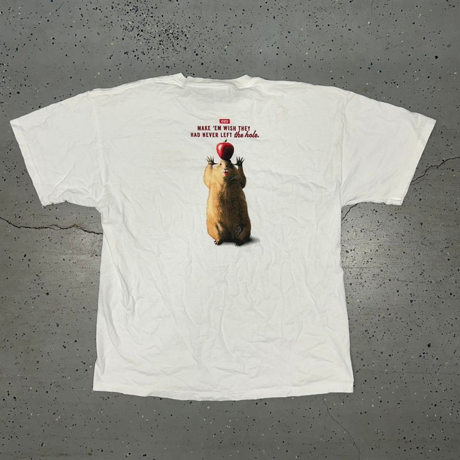 Fruit Of The Loom VTG/Y2K Rimfire ammunition gun t-shirt Size US XL / EU 56 / 4 - 1 Thumbnail