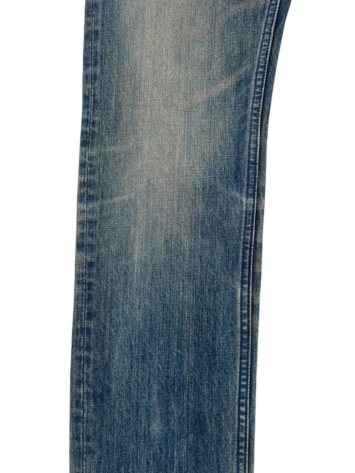 Japanese Brand Vintage Pledge Japan Distressed Muddy Denim Slim Jeans Size US 31 - 10 Thumbnail