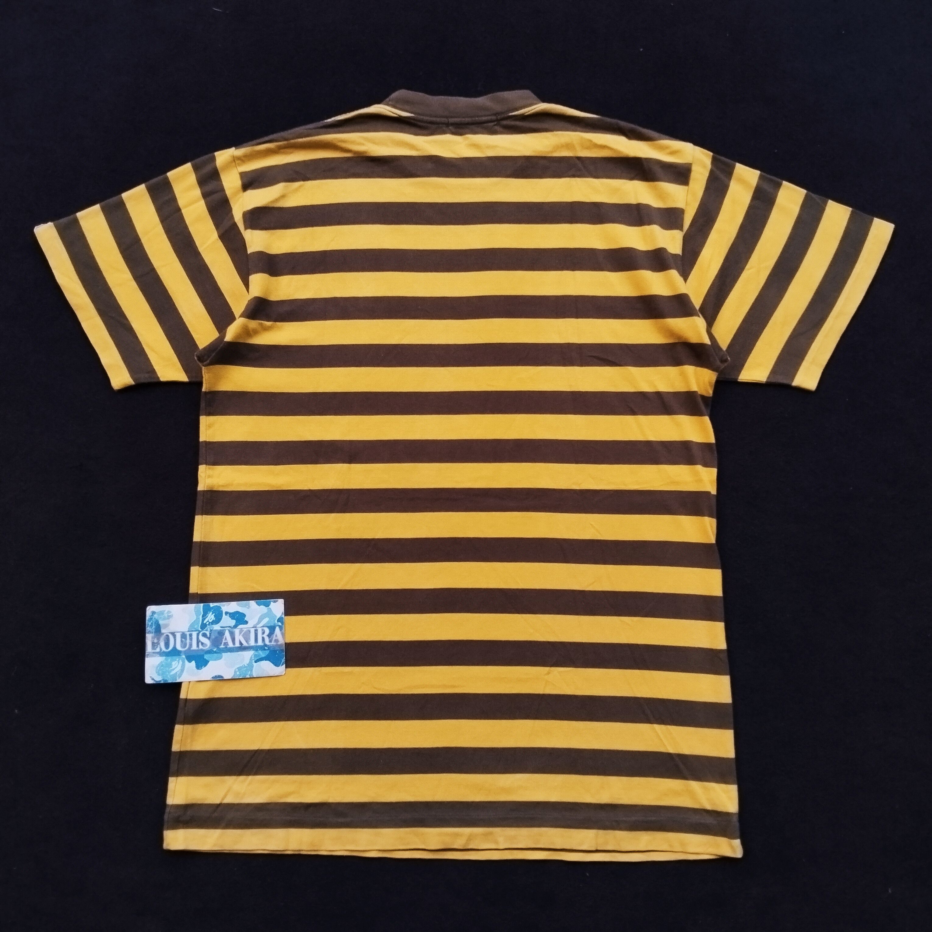 Bape 2003 Vintage Bape Striped Tee Size US L / EU 52-54 / 3 - 3 Thumbnail