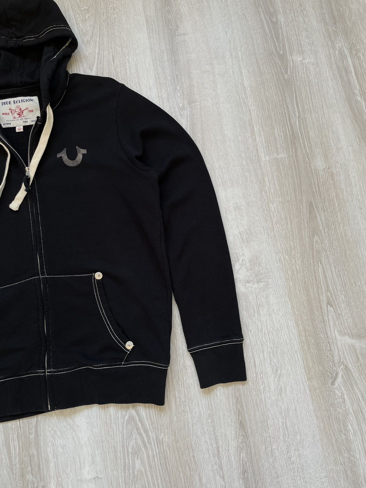 Japanese Brand × True Religion × Vintage True Religion Full Zip Hoodie Big Logo World Tour Buddha Size US L / EU 52-54 / 3 - 7 Thumbnail