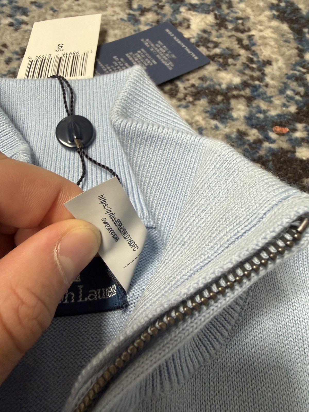 Polo Ralph Lauren Polo ralph lauren light blue quarter zip Size US XS / EU 42 / 0 - 9 Thumbnail