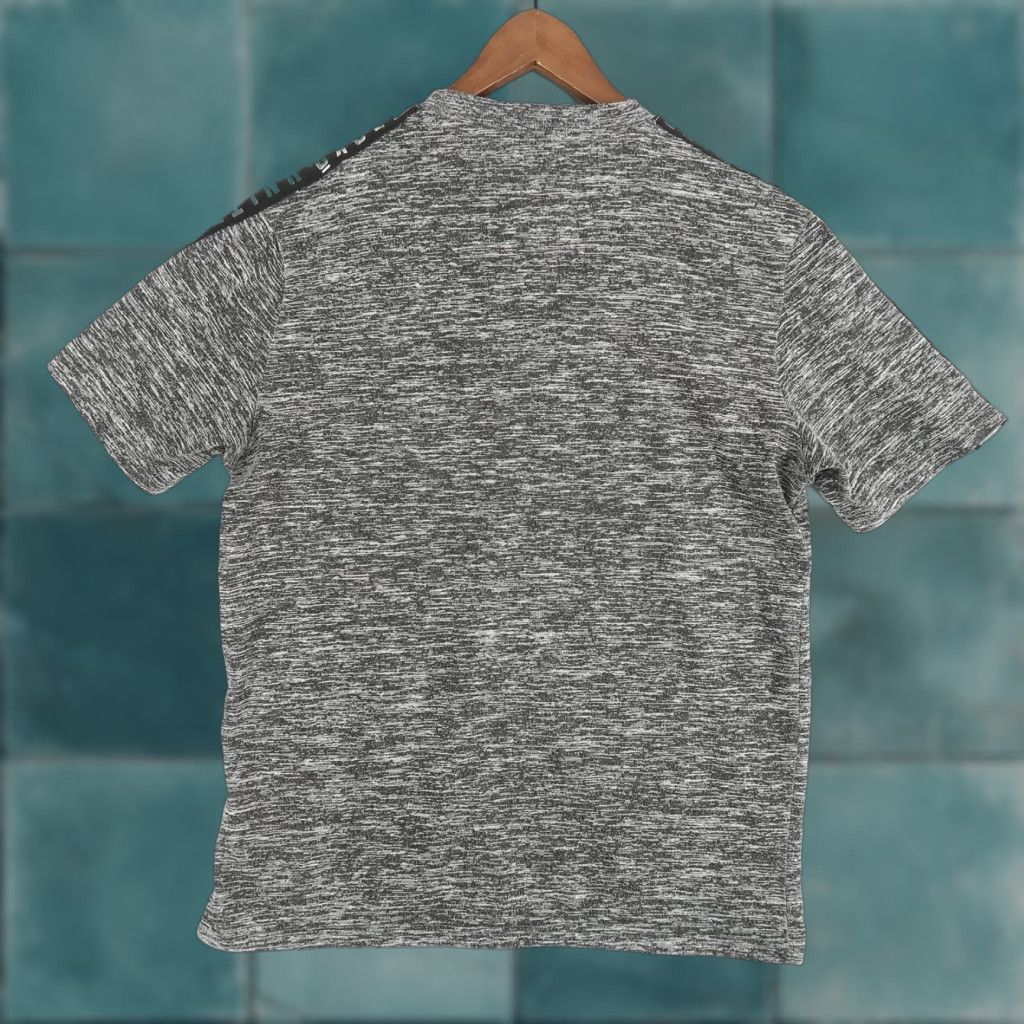 Ecko Unltd. Ecko Unltd. Graphic T-Shirt Heather Gray Short Sleeve Logo Tape Mens Size M Size US M / EU 48-50 / 2 - 1 Thumbnail