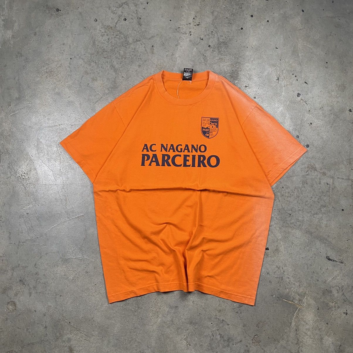 Japanese Brand × Vintage y2k AC Nagano Parceiro FC Sunfaded Tee Size US L / EU 52-54 / 3 - 1 Thumbnail