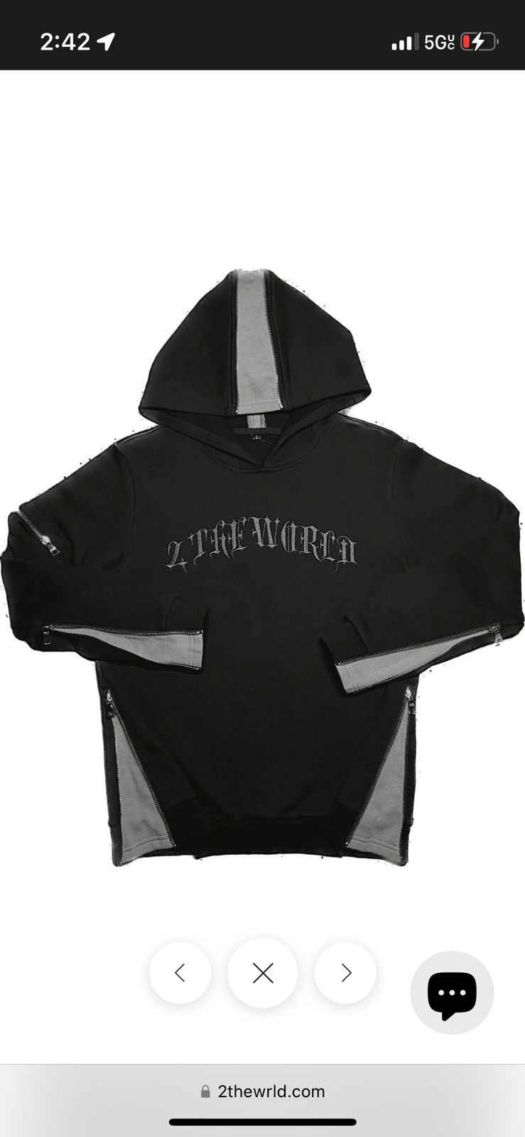 2THEWORLD Hoodie