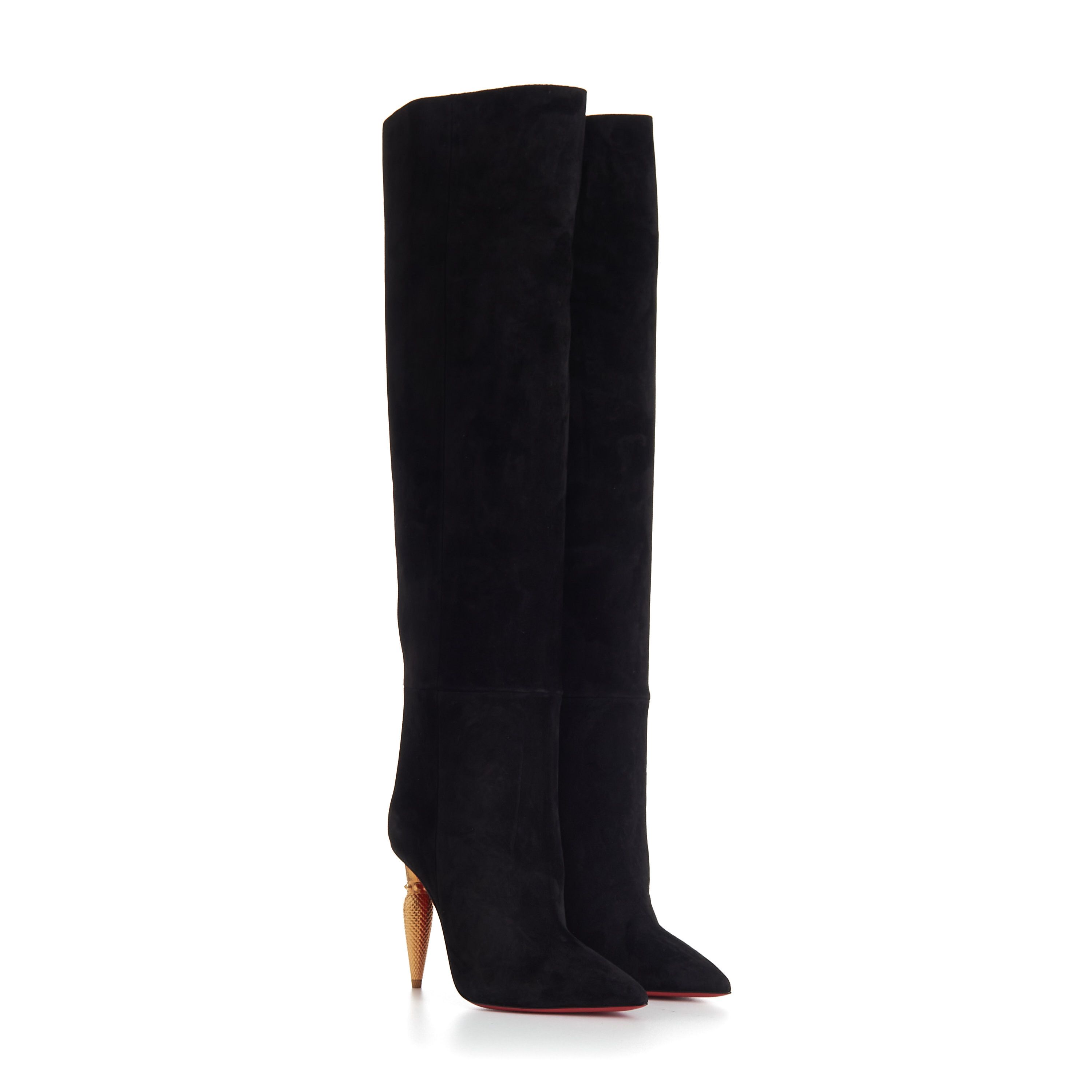 Lipbotta 100mm Over-The-Knee Boots - Stretch Suede
