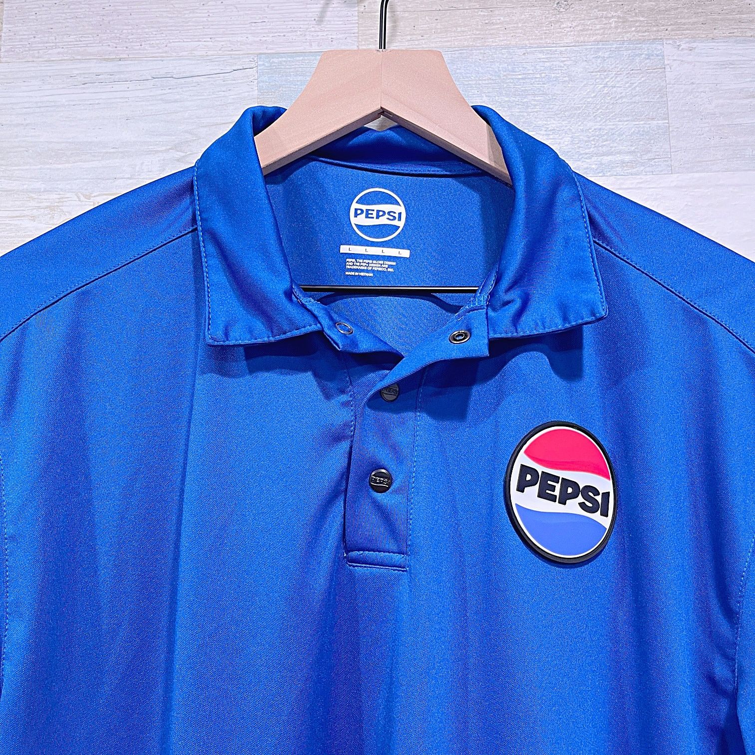 Pepsi PEPSI PVC Logo Patch Employee Performance Polo Mens Large Size US L / EU 52-54 / 3 - 2 Thumbnail
