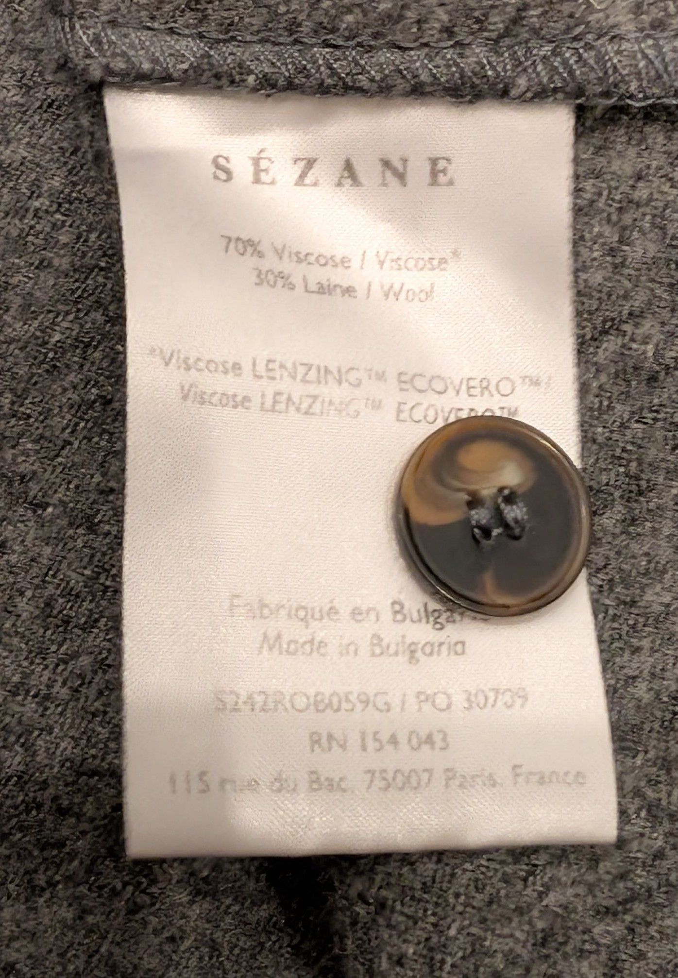 Sezane Sezane Ecovero Lenzing Tea Dress Made in Bulgaria Size M / US 6-8 / IT 42-44 - 4 Thumbnail