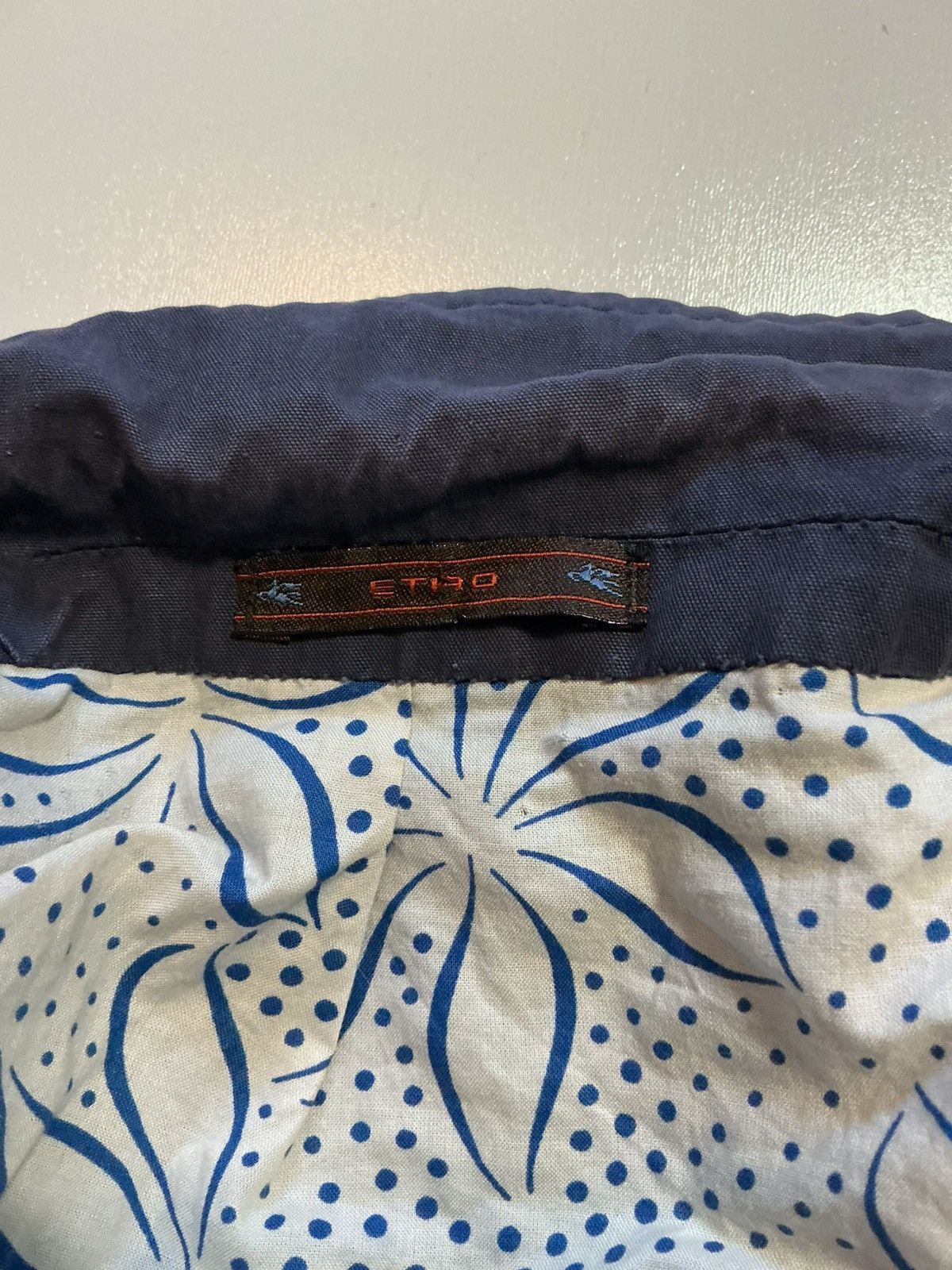 Etro Etro Milano Two Button Navy Blue Sportscoat Blazer Jacket Size US S / EU 44-46 / 1 - 11 Thumbnail
