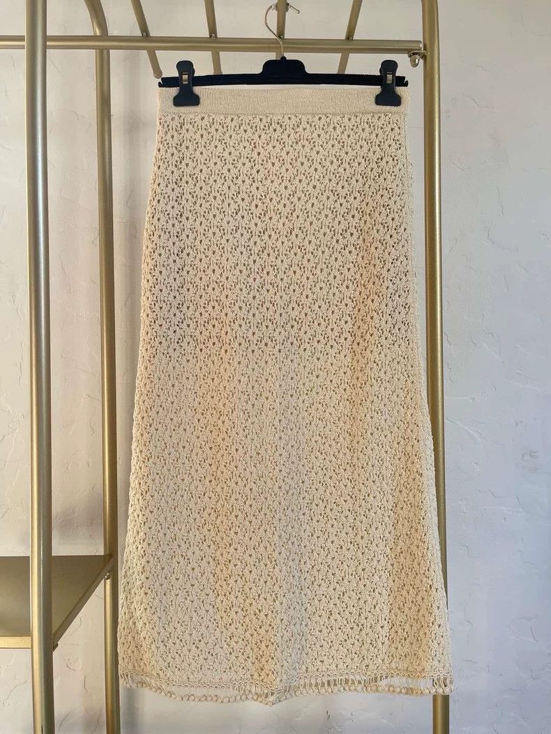 Chanel Chanel Camellia braided skirt Size 25" / US 0 / IT 36 - 2 Thumbnail
