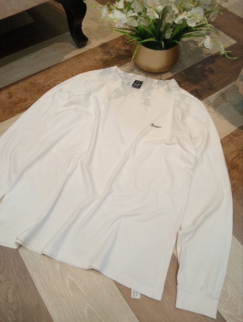 Number (N)ine NUMBER NINE JAPAN LONG SLEEVE TSHIRT - SIZE 4 JAPAN Size US XL / EU 56 / 4 - 5 Thumbnail