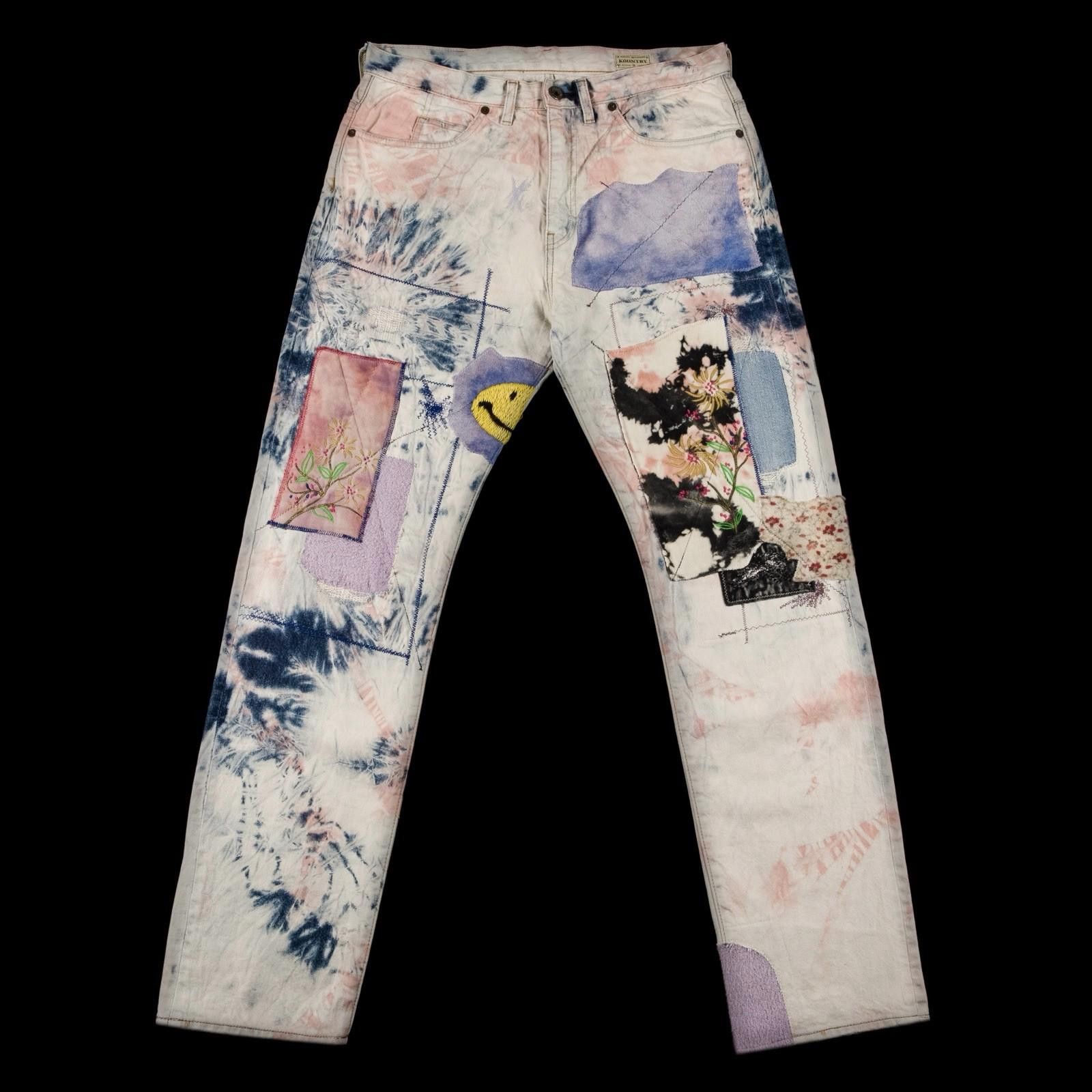 Kapital Kapital Kountry Okabilly Gypsy Patchwork Denim Ashbury 34 Size US 34 / EU 50 - 1 Thumbnail
