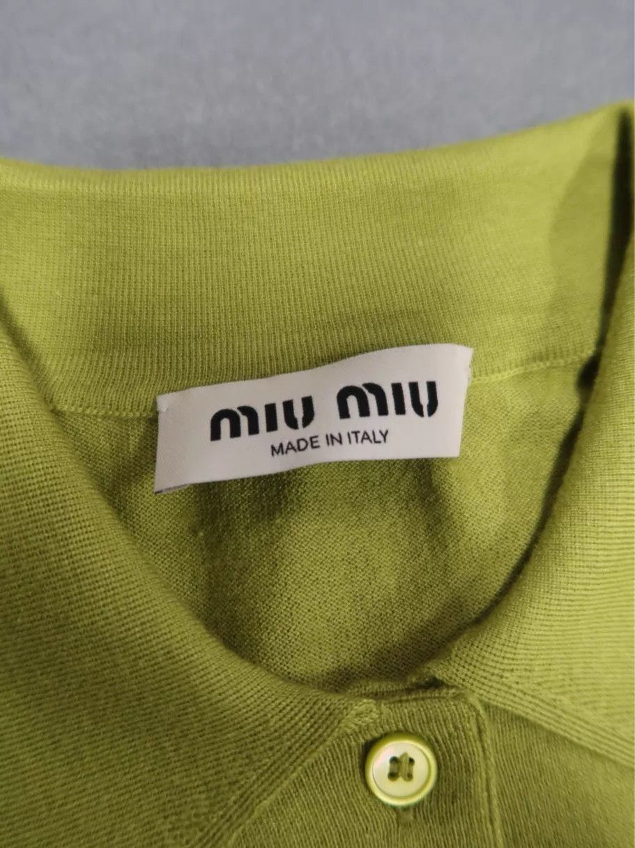 Miu Miu MIU MIU Avocado Green Cashmere Sweatets Women 38 Size XS / US 0-2 / IT 36-38 - 2 Thumbnail