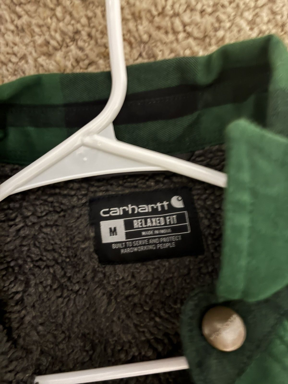 Carhartt Fuzzy Lined Carhartt Jacket Size US M / EU 48-50 / 2 - 3 Thumbnail