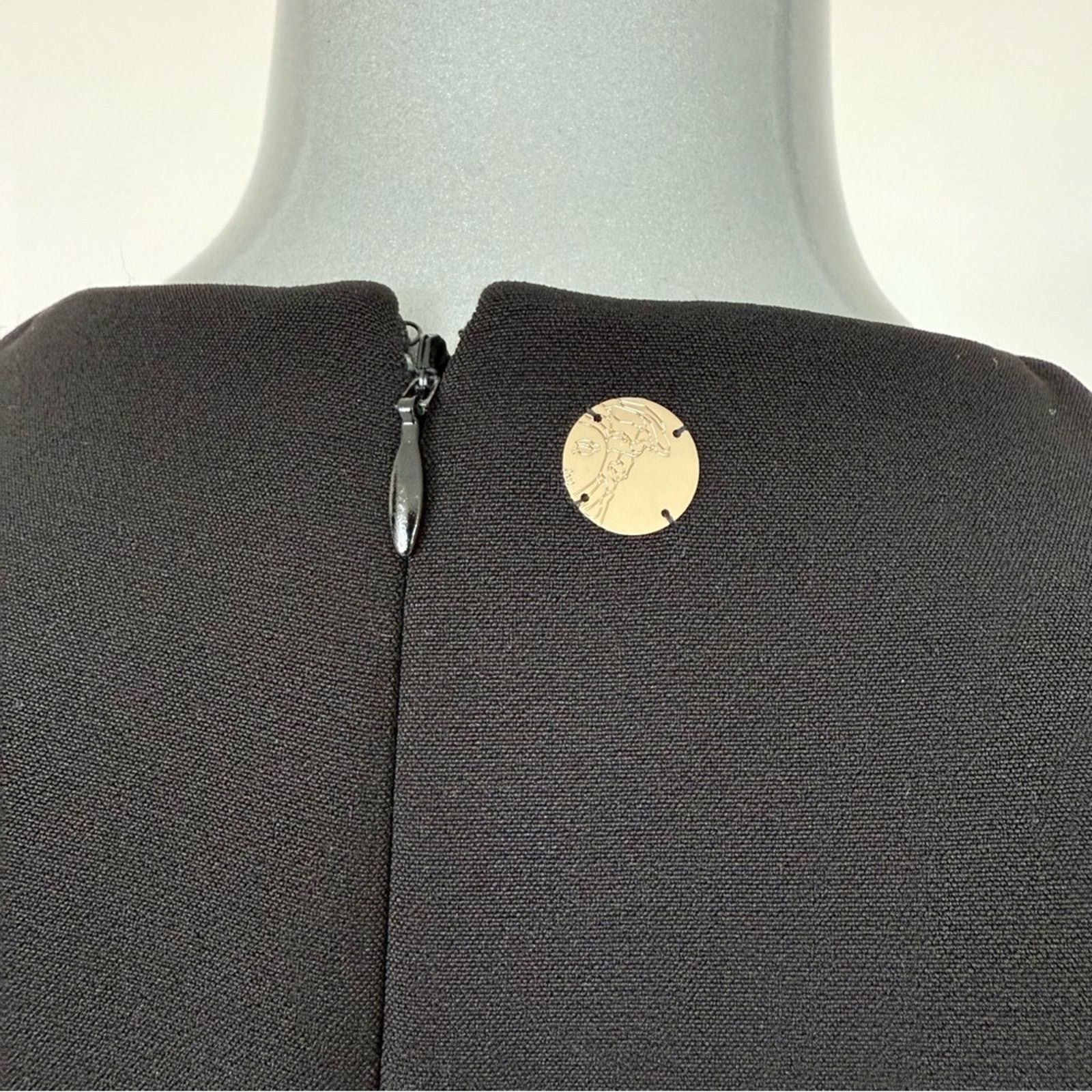 Versace New Versace Collection Black Studded Dress IT 42 US 6 1195$ Size M / US 6-8 / IT 42-44 - 7 Thumbnail
