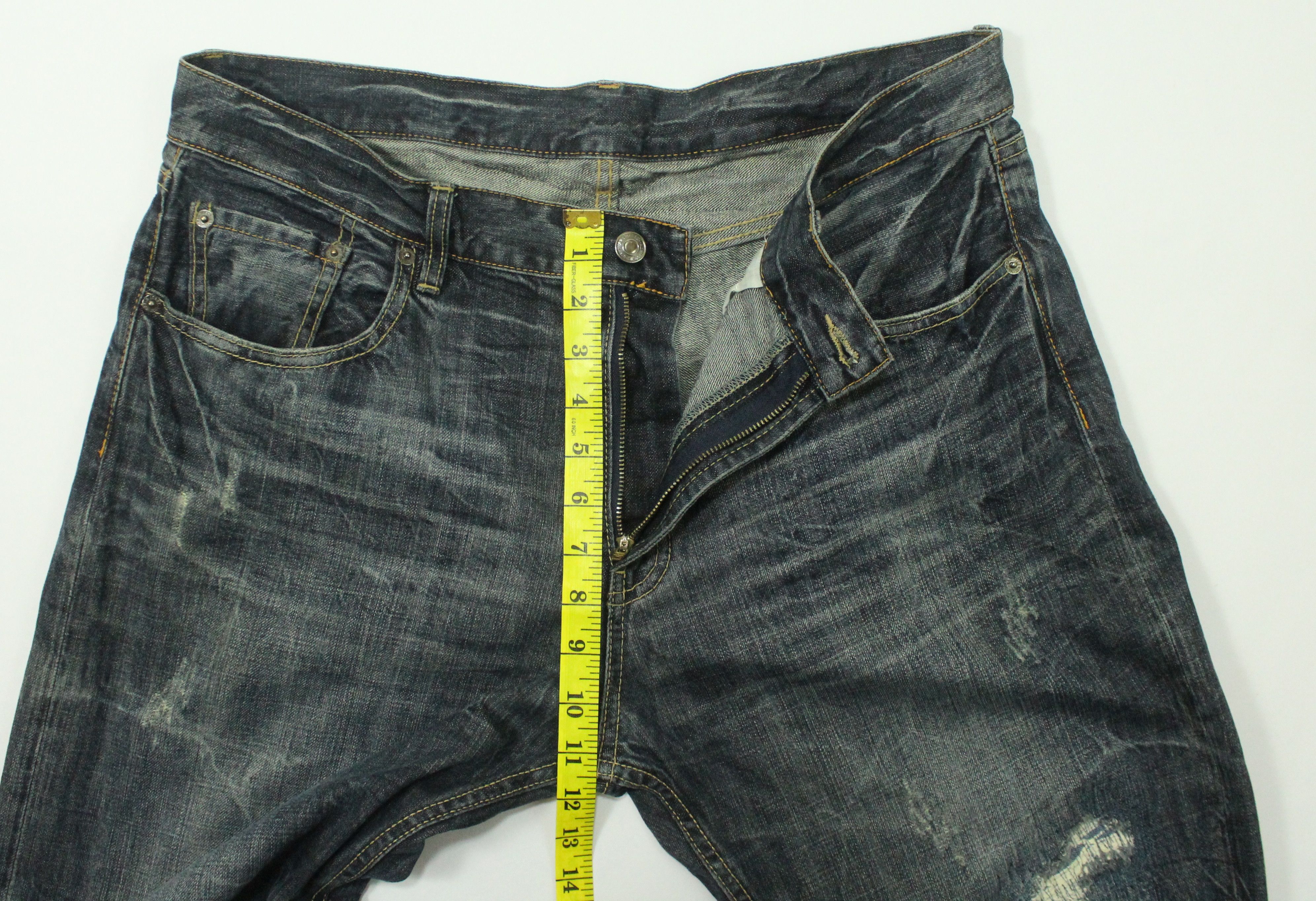 Christian Audigier × Ed Hardy × Von Dutch Embroidered Skull ORIRIN Distressed Denim Size US 36 / EU 52 - 25 Thumbnail