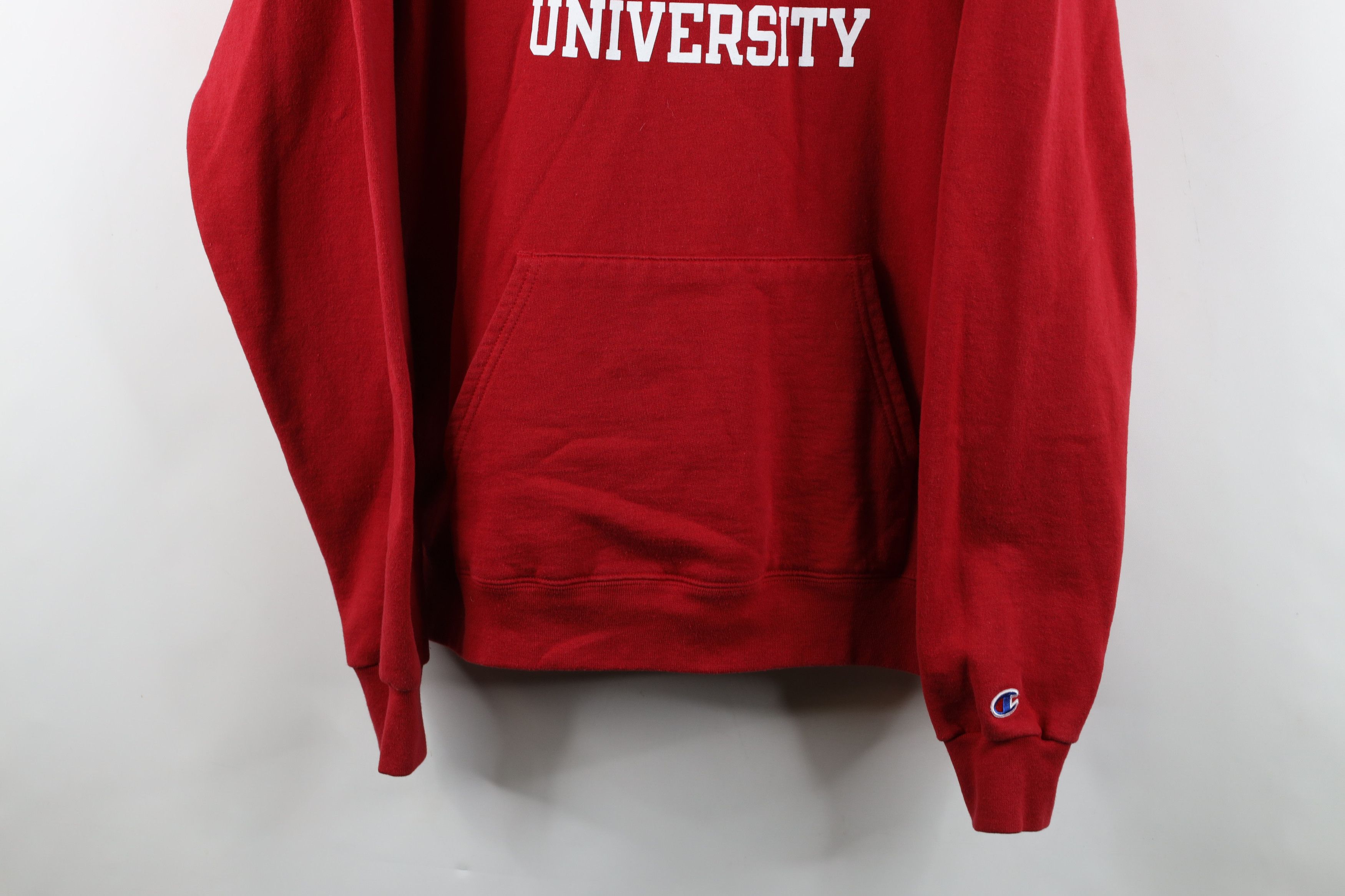 Champion Vintage Champion Stanford University Hoodie Sweatshirt Red Size US XL / EU 56 / 4 - 3 Thumbnail