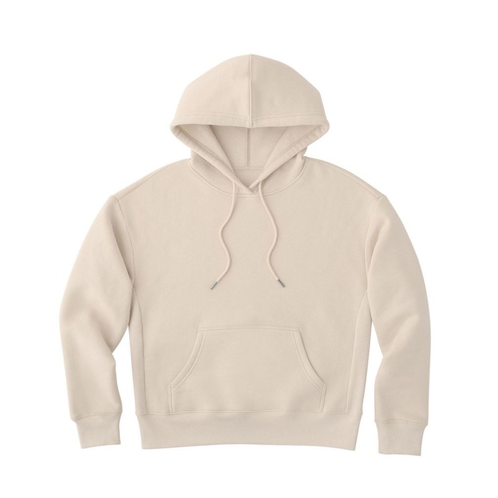 The Unbranded Brand Women's fleece hoodie size XXL almond Size XXL / US 16-18 / IT 52-54 - 4 Thumbnail