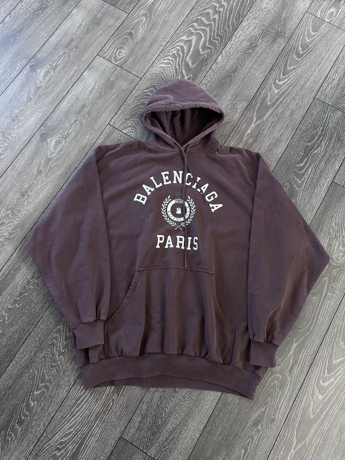 ◆SALE◆直営店◆【BALENCIAGA】Cities Paris フーディー Balenciaga o1mt1gz0824 Cities Paris Hoodie Wide Fit in Black