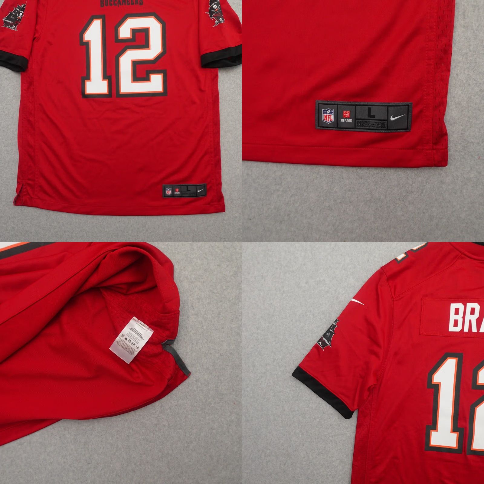 Nike Nike Tampa Bay Buccaneers Jersey Shirt Adult L Red Tom Brady 23X31 OnField NFL Nike MEASUREMENTS ARE PROVIDED IN PICTURES Size US L / EU 52-54 / 3 - 8 Thumbnail