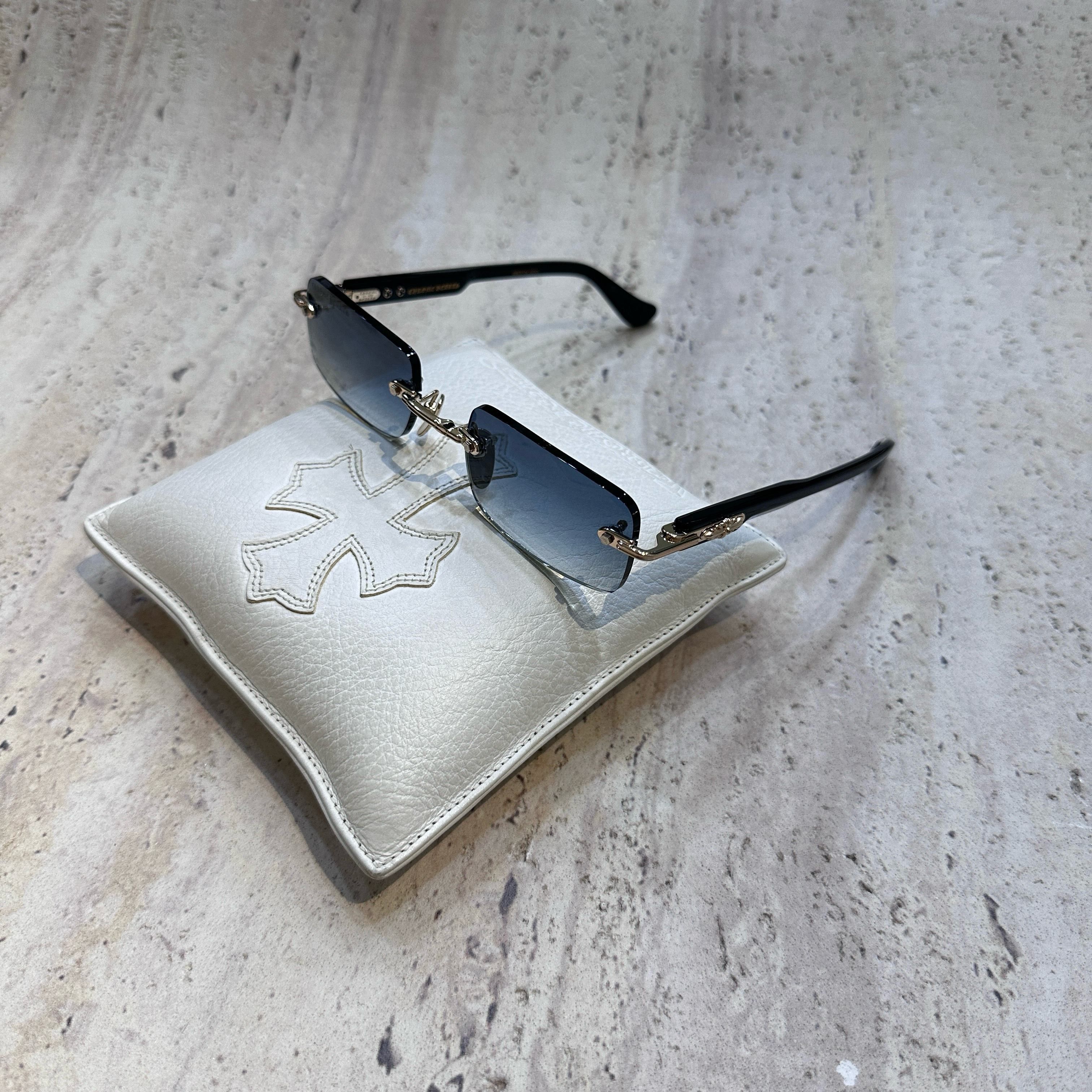 Chrome Hearts CHROME HEARTS DEEP I Gold Plated-Black-Plastic-Sun Size ONE SIZE - 7 Thumbnail