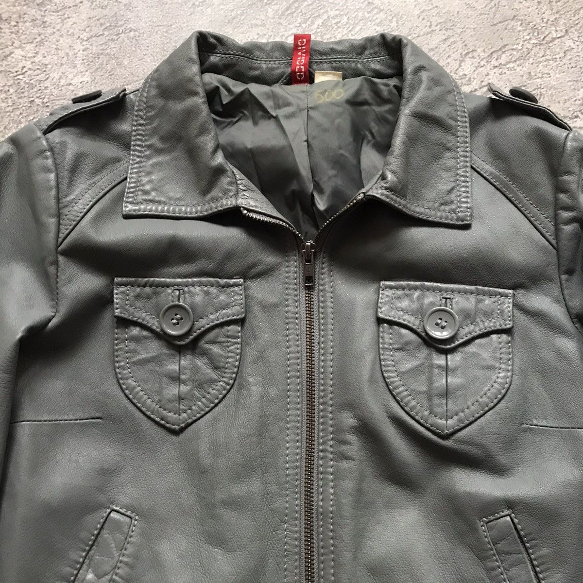 If Six Was Nine VINTAGE LEATHER JACKET JAPAN CASUAL STREETWEAR 90s Y2K Size S / US 4 / IT 40 - 3 Thumbnail