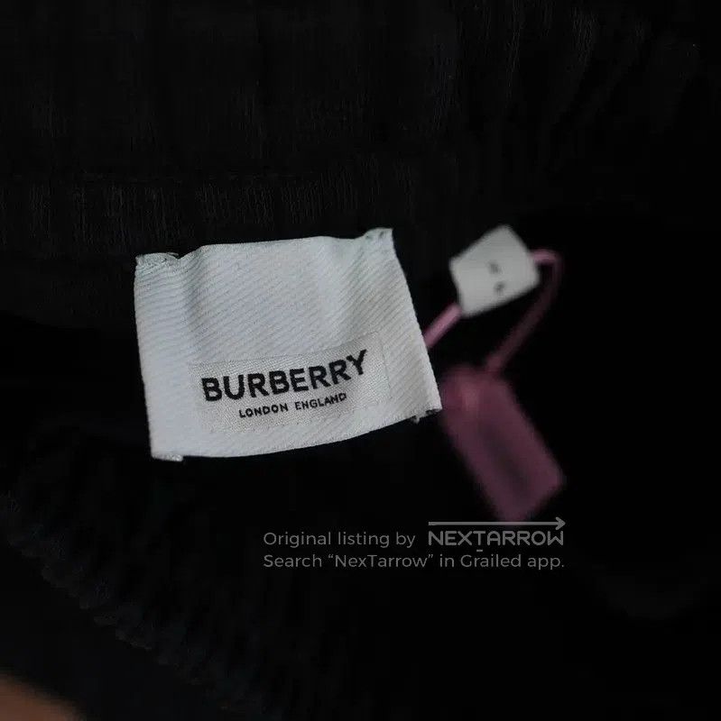 Burberry Burberry Black Embroidered Men's Shorts. Size US 26 / EU 42 - 3 Thumbnail