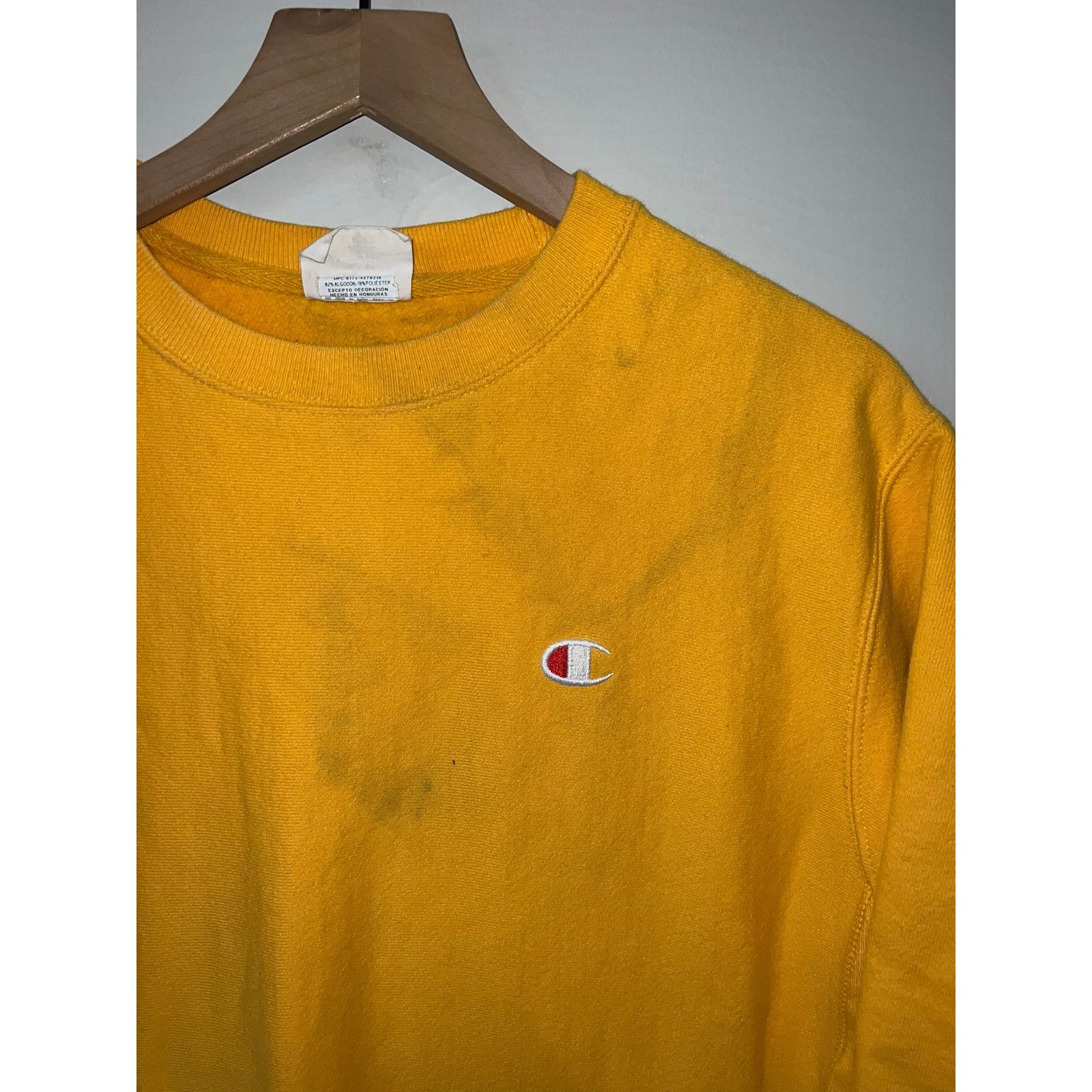 Champion Champion Reverse Weave Yellow Sweatshirt Crewneck 2000s M Size US M / EU 48-50 / 2 - 2 Thumbnail