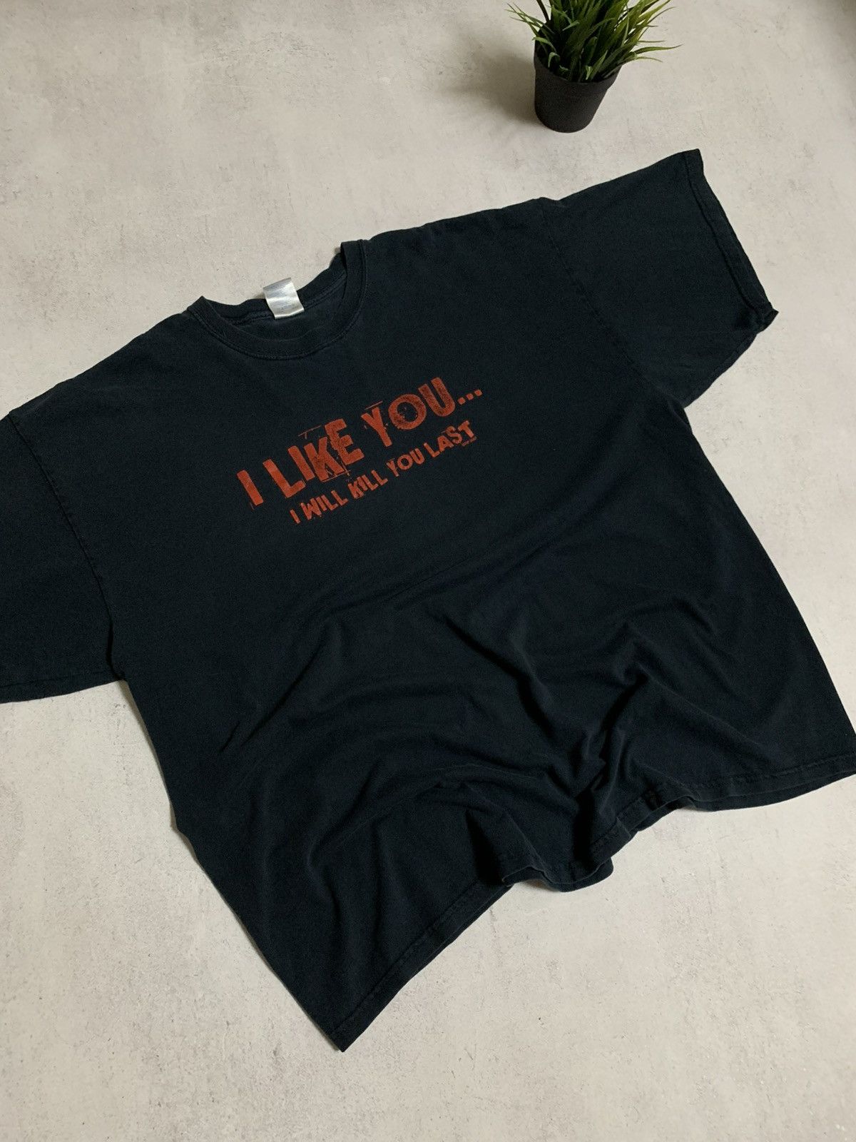 Rap Tees × Vintage Vintage I Will Kill Your Last T Shirt Tee Baggy Y2K 90s Size US XXL / EU 58 / 5 - 6 Thumbnail