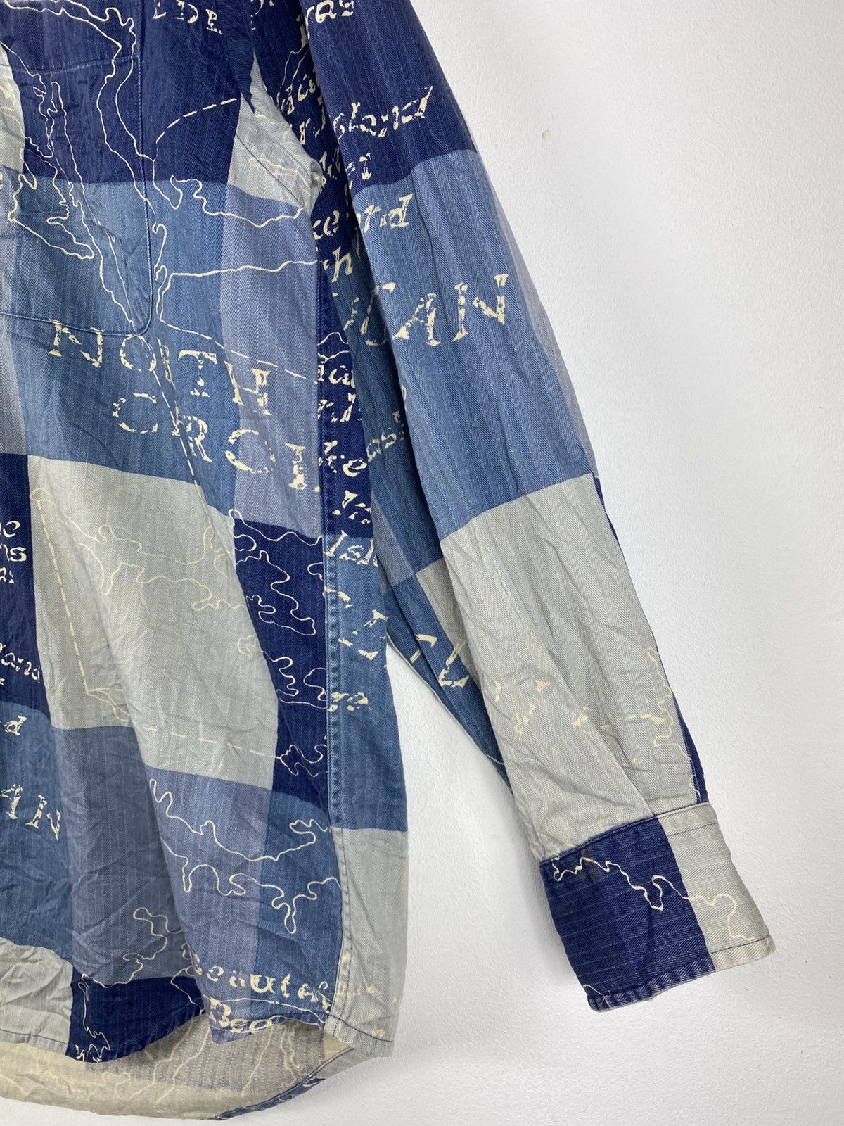 Nautica Vintage Flannel Nautica Fullprint North Carolina Size US XL / EU 56 / 4 - 3 Thumbnail