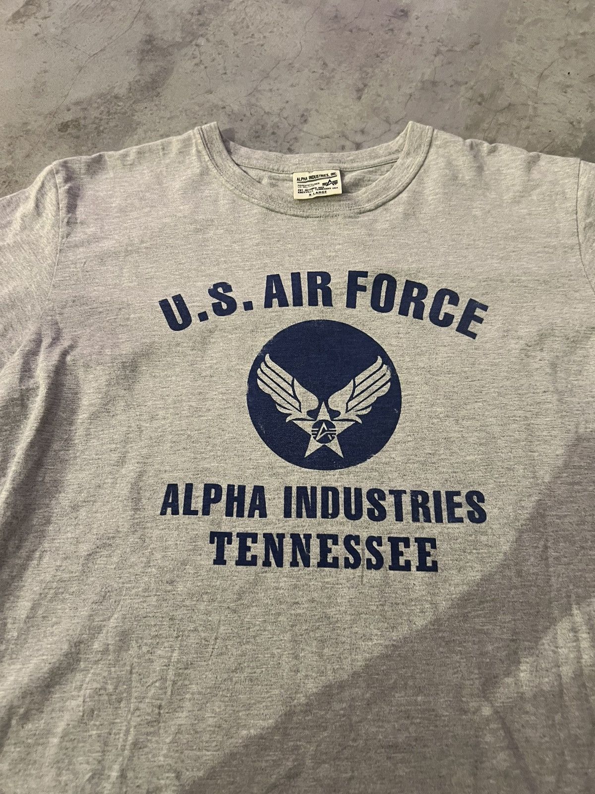 Alpha Industries vintage Alpha Industries U.S. Air Force T-shirt. Size US M / EU 48-50 / 2 - 3 Thumbnail