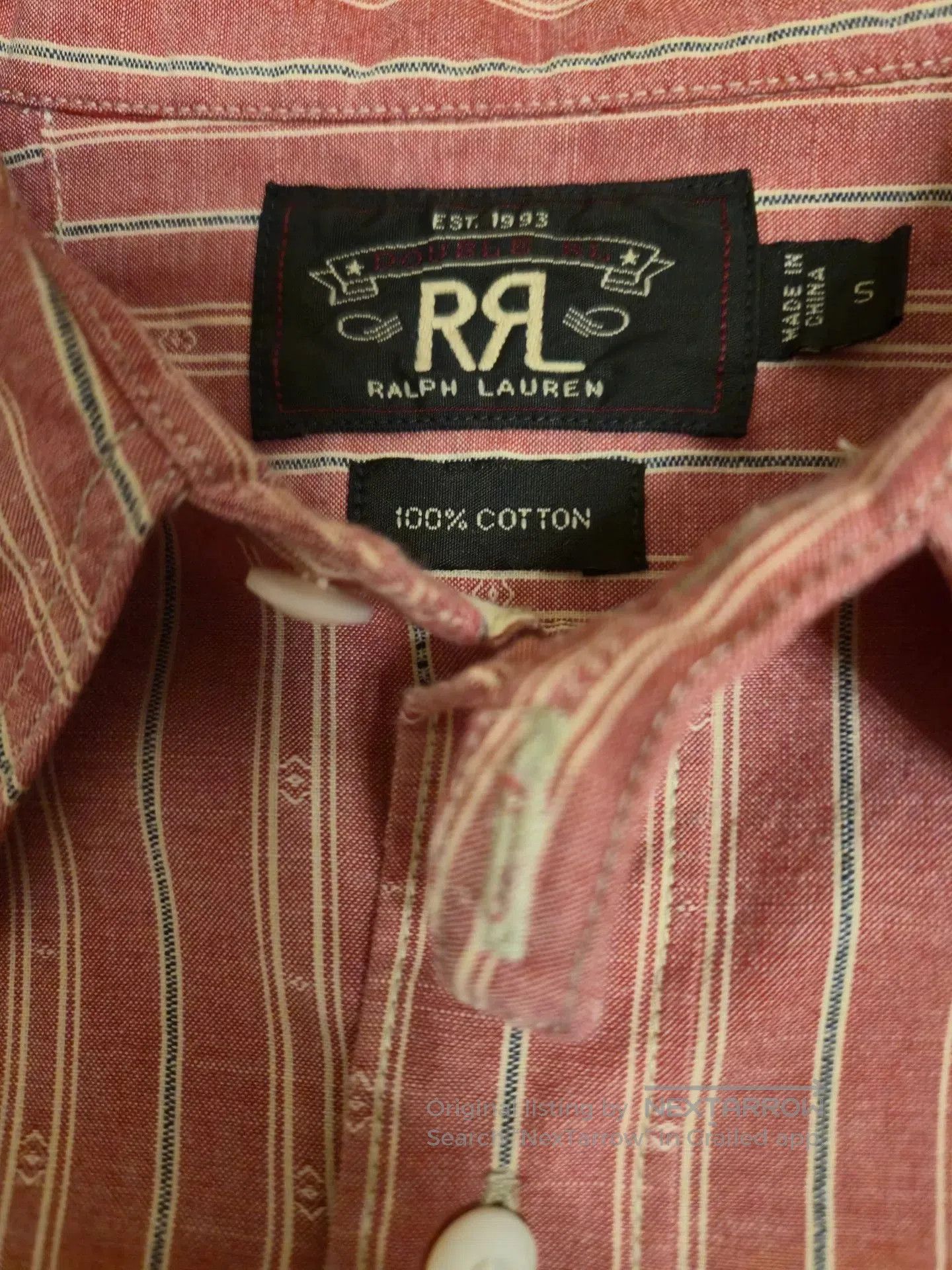 RRL Ralph Lauren RRL Striped Shirt. Size US S / EU 44-46 / 1 - 5 Thumbnail