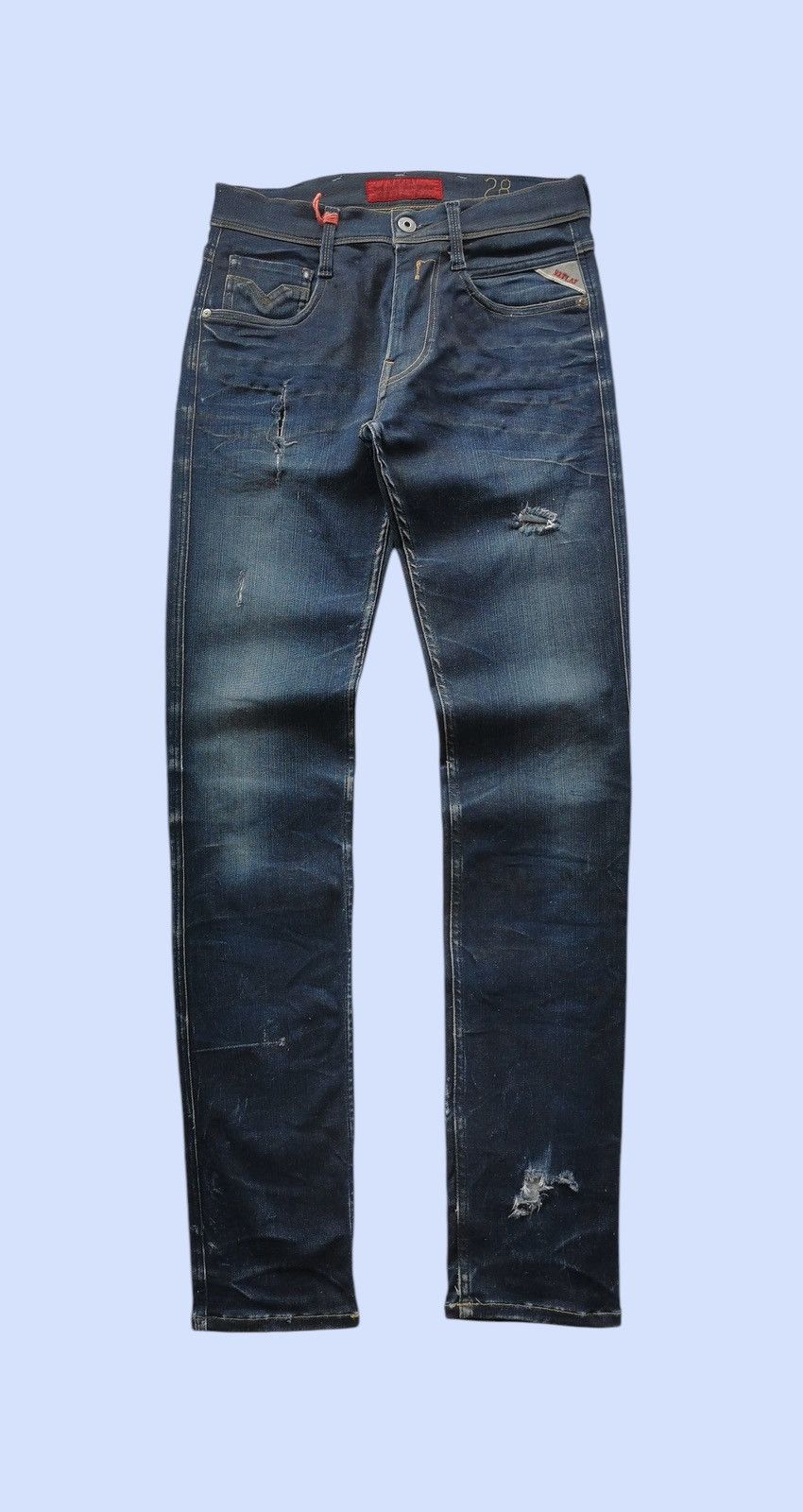 Replay Replay Anbass Slim Skinny Jeans - Italian Denim Size US 28 / EU 44 - 1 Thumbnail