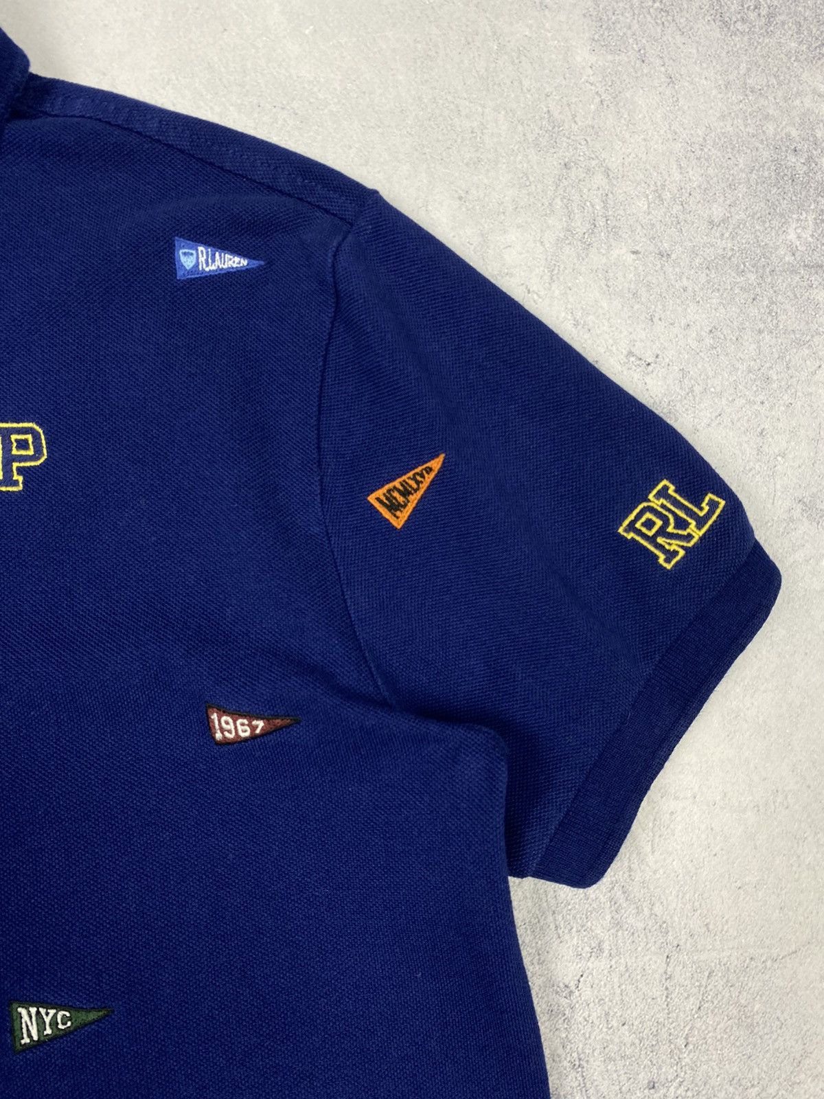 Polo Ralph Lauren Polo Ralph Lauren Designer Monogram Logo T Shirt Size US S / EU 44-46 / 1 - 9 Thumbnail