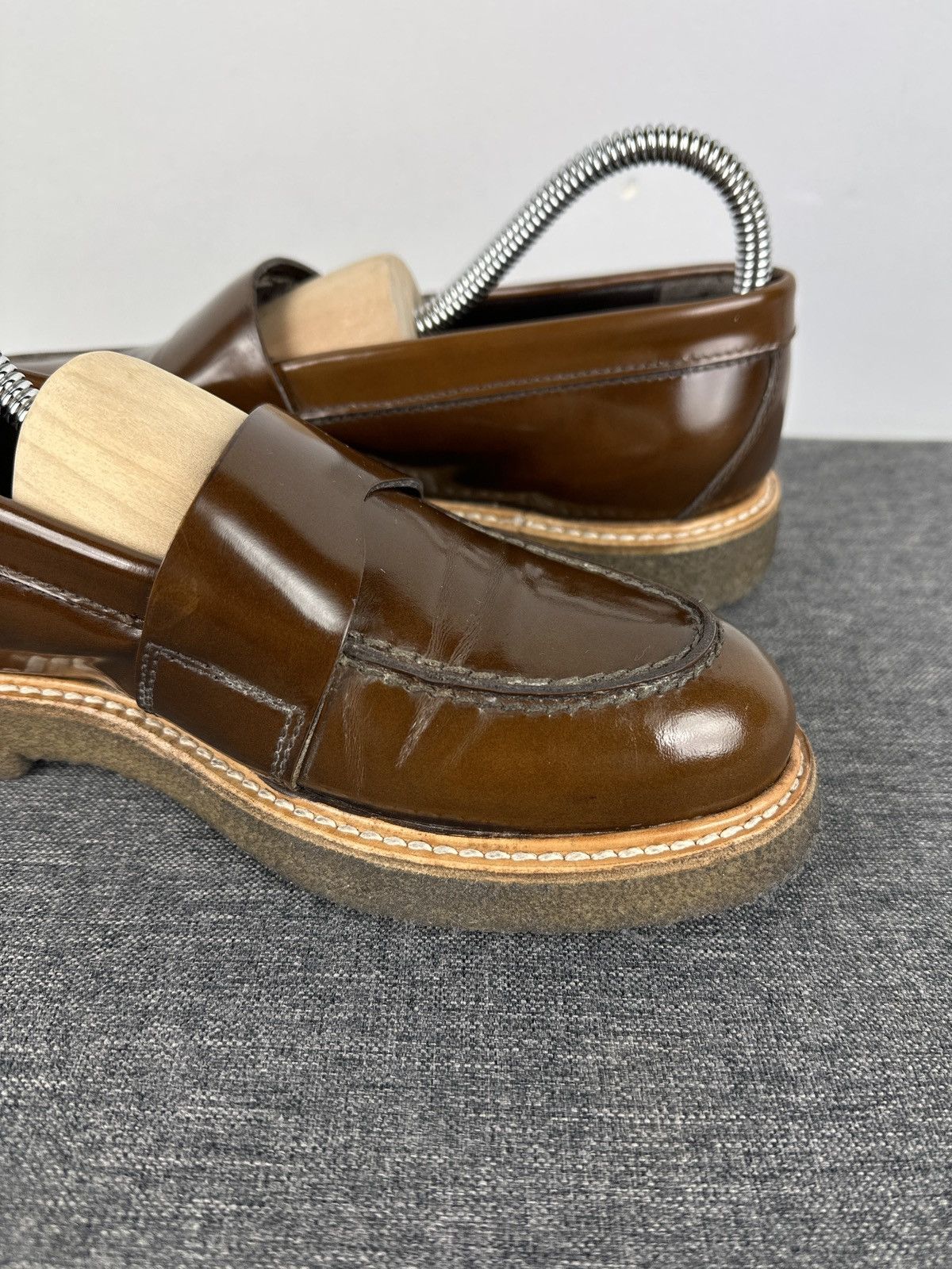 AGL AGL Attilio Giusti Leombruni Patent Leather Loafers Women’s Size US 6 / IT 36 - 10 Thumbnail