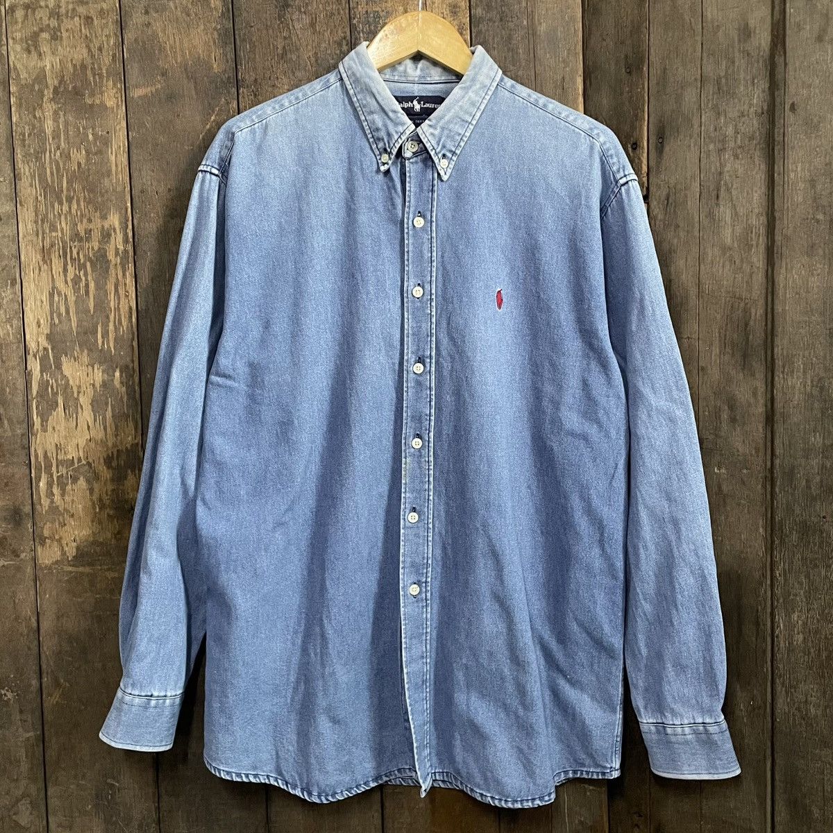 Polo Ralph Lauren × Ralph Lauren Polo Ralph Lauren Button Up Shirt Size US XL / EU 56 / 4 - 1 Thumbnail