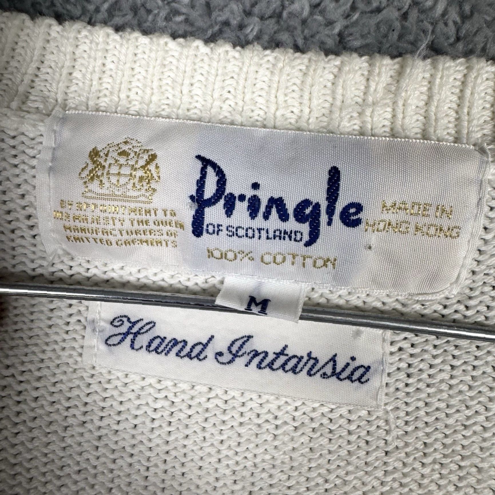 Pringle Of Scotland VINTAGE Pringle Of Scotland Sweater Mens M Argyle Golf VNeck Knit Grandpacore 90s Mens Size US M / EU 48-50 / 2 - 5 Thumbnail
