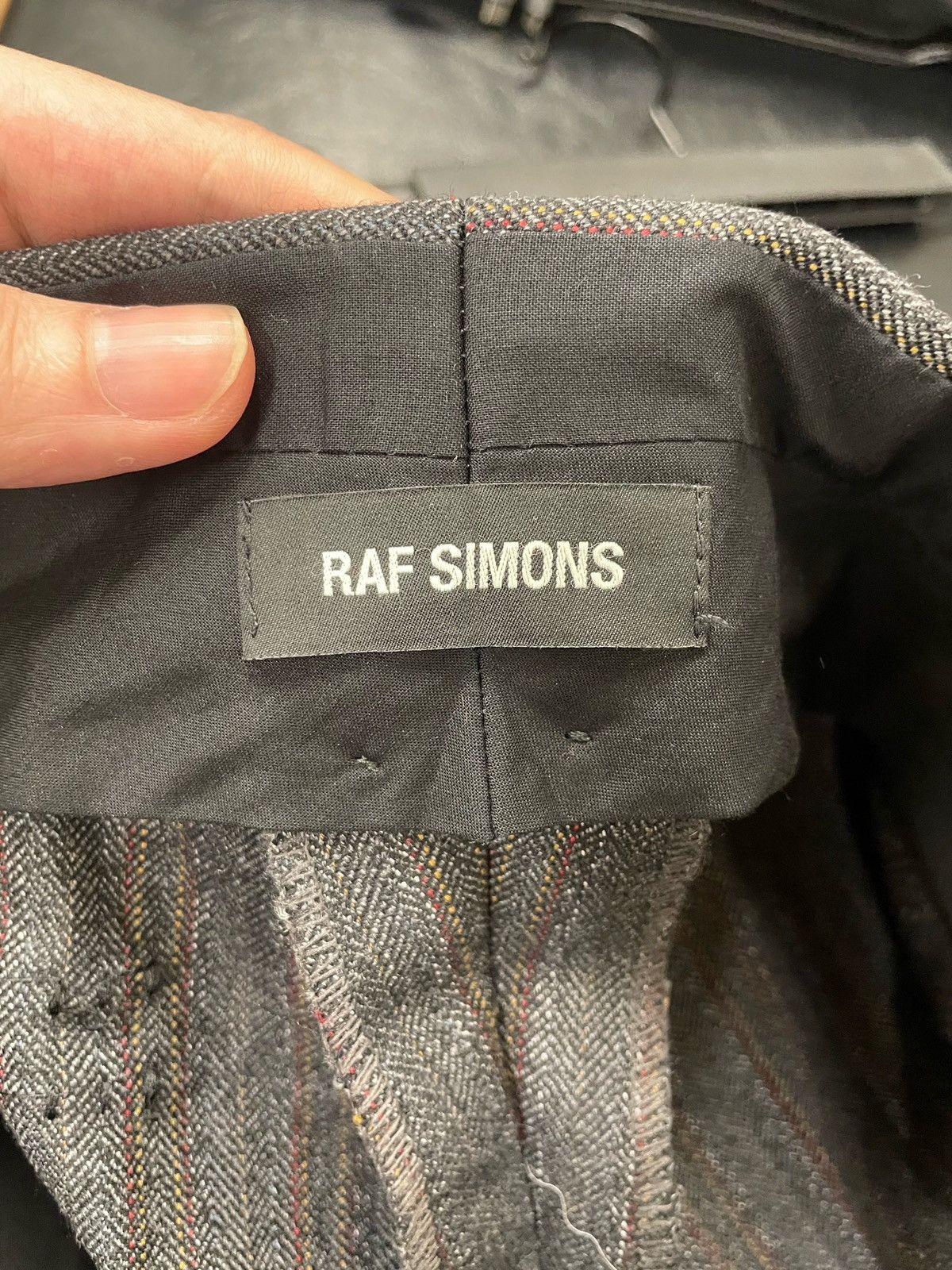 Raf Simons Raf Simons 19SS Crystal Wool Trousers Size US 34 / EU 50 - 6 Thumbnail
