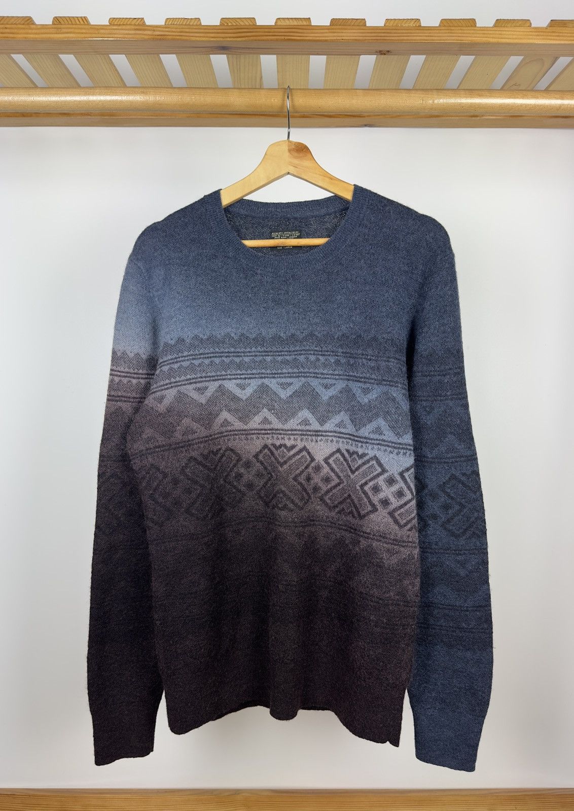 Allsaints Vintage Allsaints Archival Pattern Jumper Sweater Size L Size US L / EU 52-54 / 3 - 1 Thumbnail