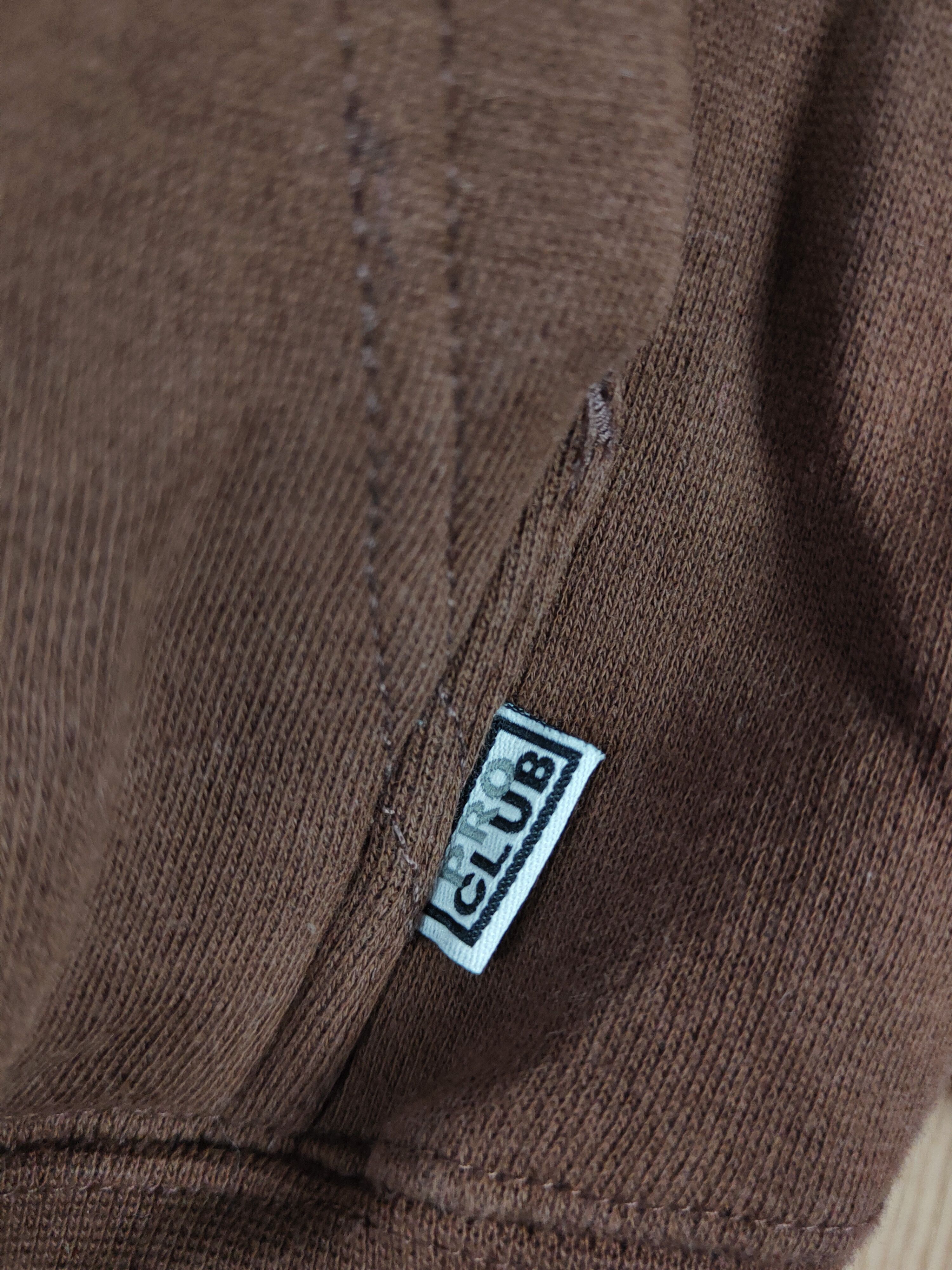 Japanese Brand × Vintage Vintage 💥 Pro Club Dark Brown Hoodie Sweatshirts Size US M / EU 48-50 / 2 - 7 Thumbnail