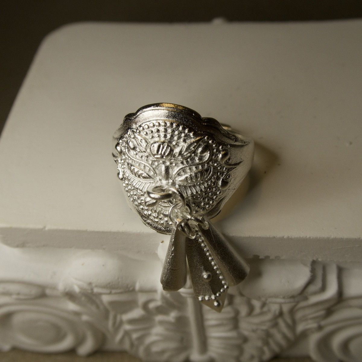 Other Silver Guardian Charm Ring Size ONE SIZE - 2 Thumbnail