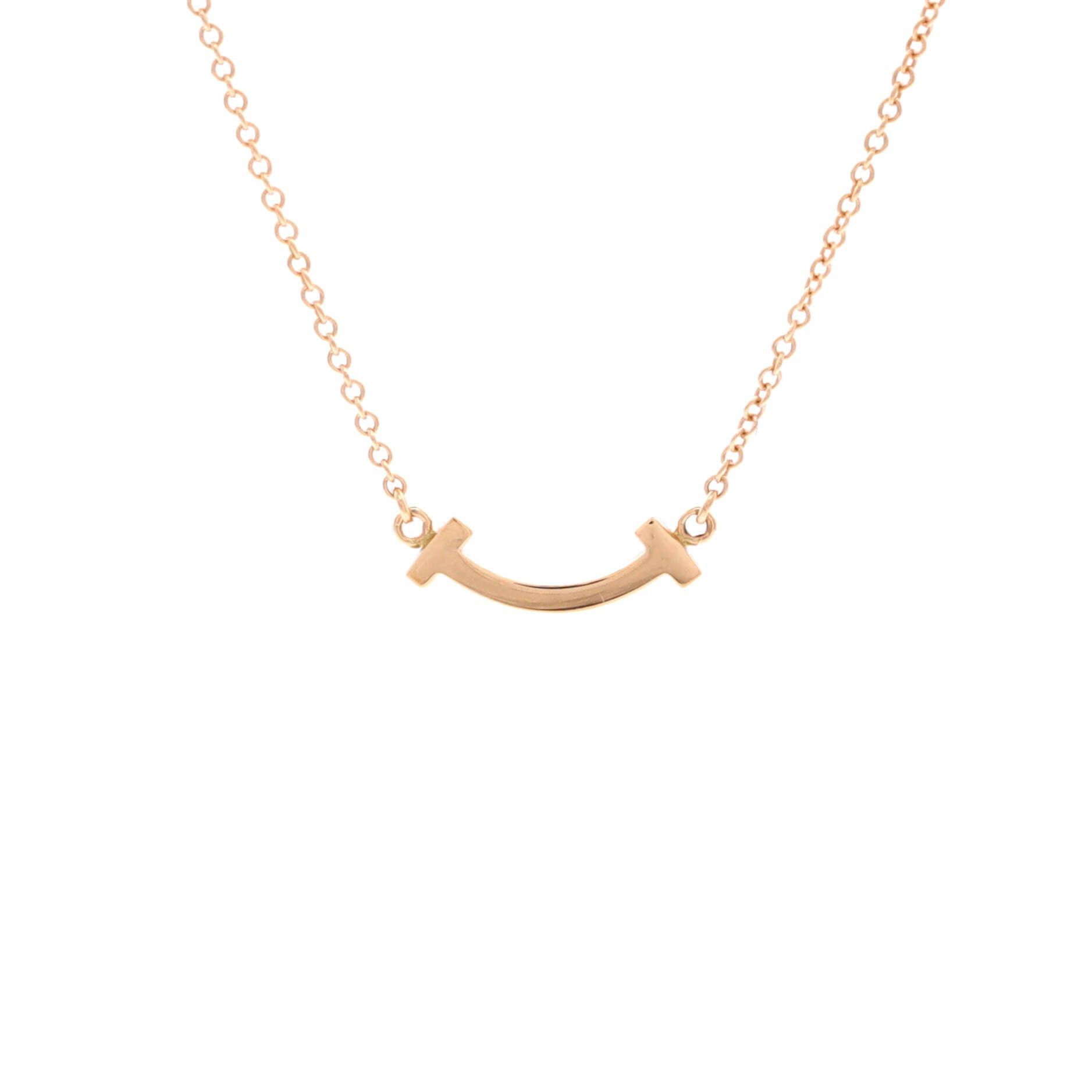 Tiffany & Co. T Smile Pendant Necklace Size ONE SIZE - 1 Thumbnail