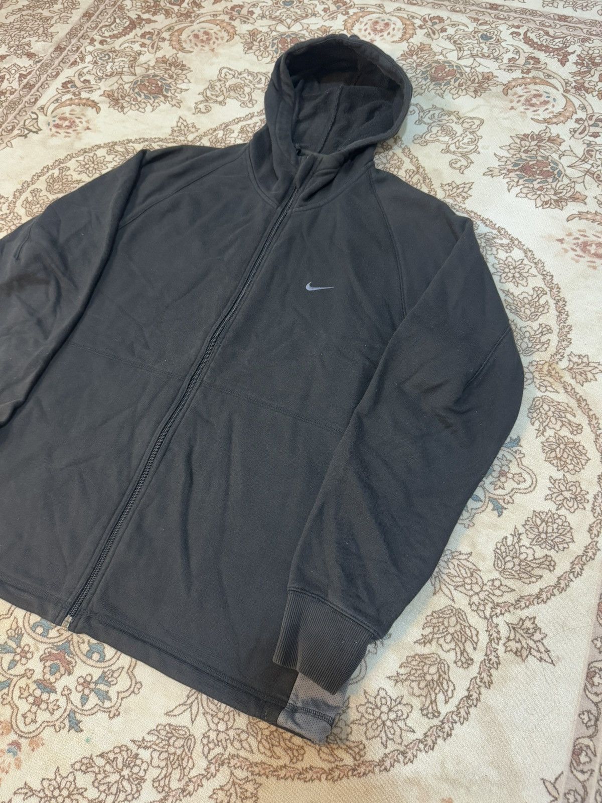 Nike × Vintage Vintage Nike Dri-Fit Zipper Hoodie Size US M / EU 48-50 / 2 - 2 Thumbnail