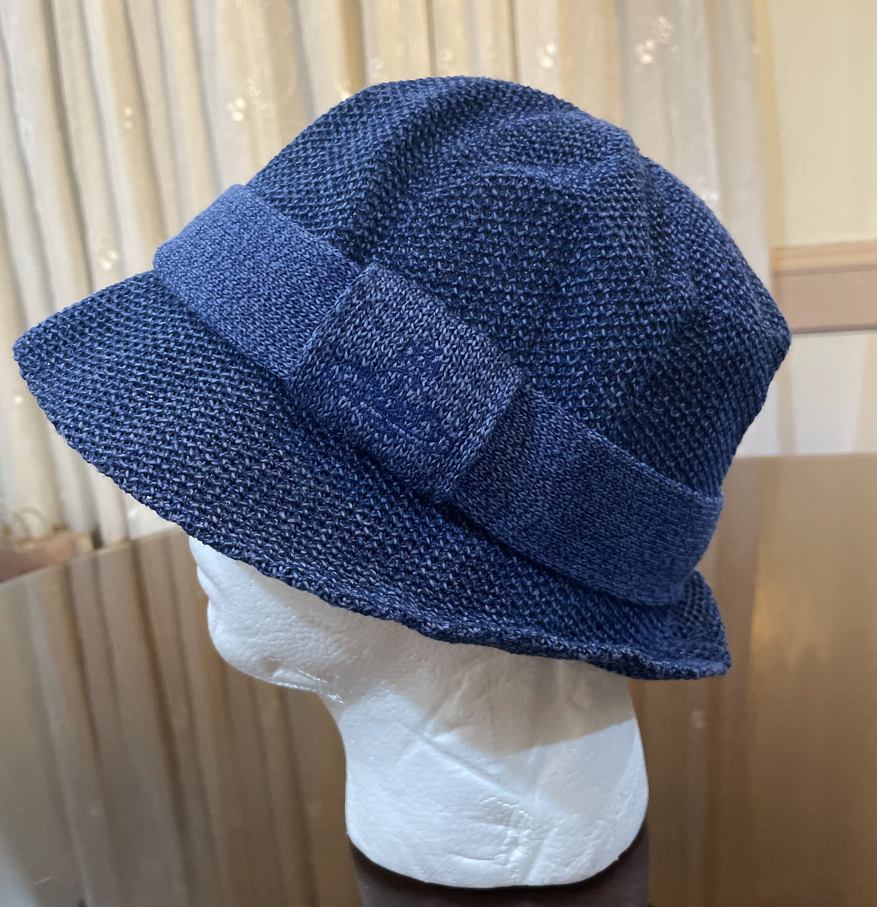 Vivienne Westwood Woven Orb Summer Hat - Blue Size ONE SIZE - 5 Thumbnail