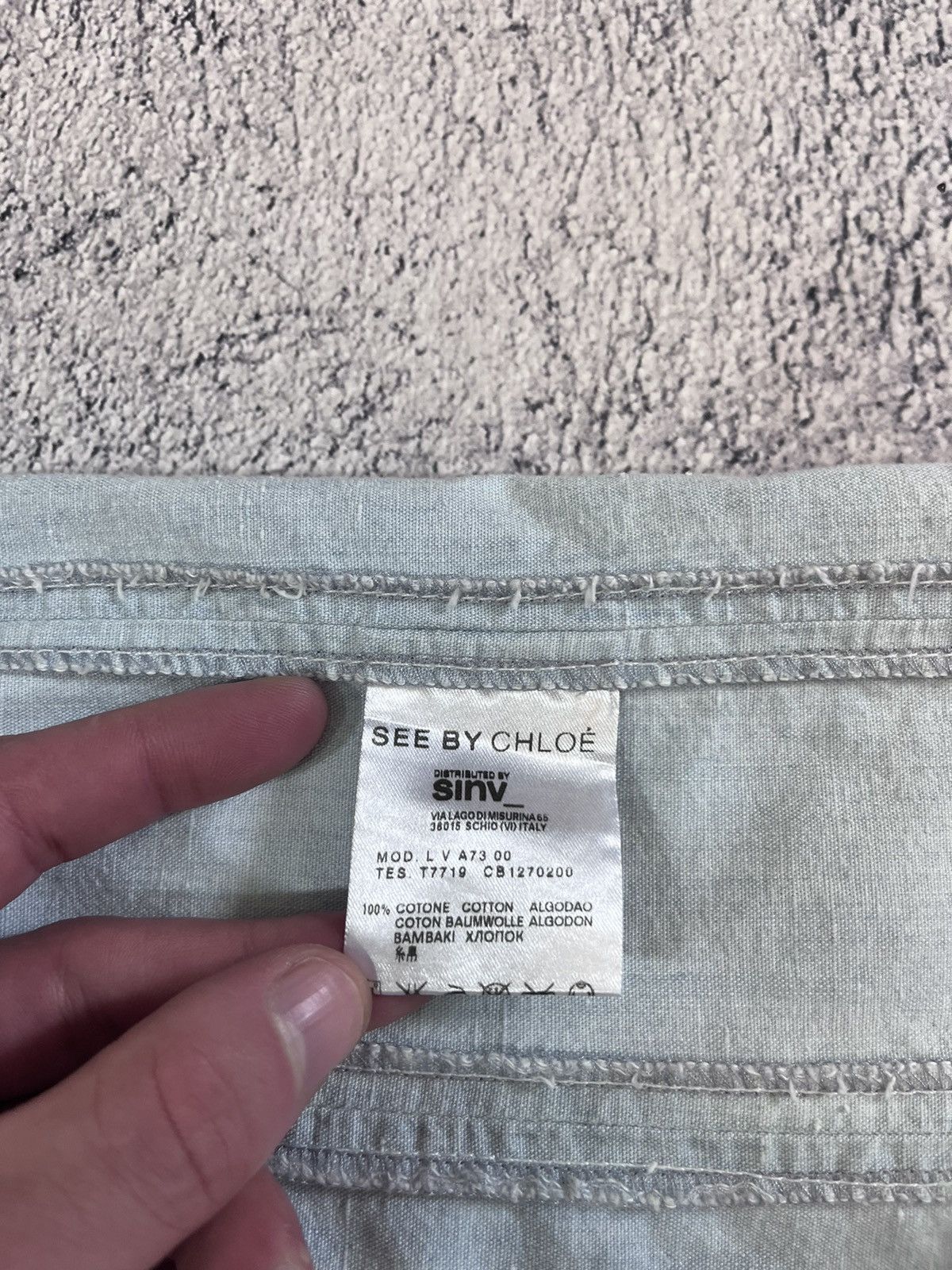 Chloe Sea by Chloe Women’s Dress Denim Overall Cotton Size USA4 Size S / US 4 / IT 40 - 12 Thumbnail