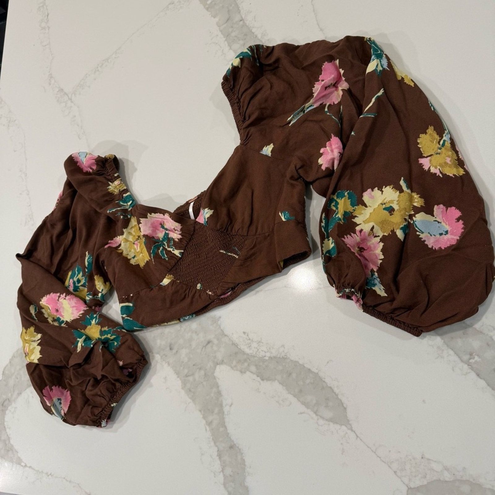 Free People Free People Dusk Till Dawn Long Sleeve CropTop Womens Small Size S / US 4 / IT 40 - 6 Thumbnail