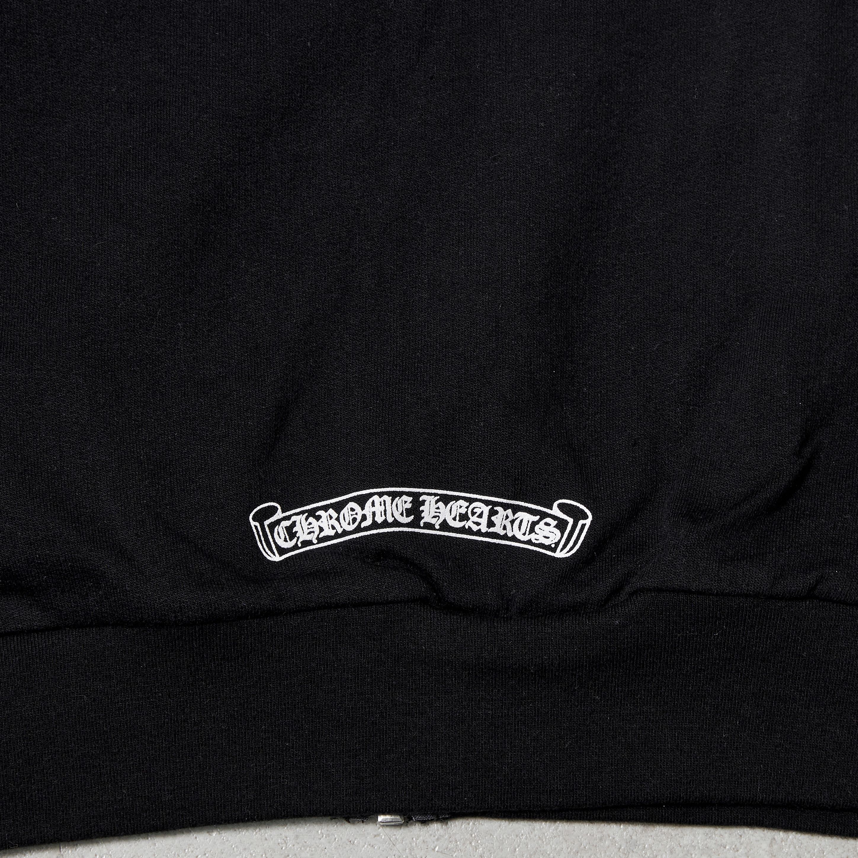 Chrome Hearts CHROME HEARTS Rolling Stones Zip Up Hoodie BLACK Size US M / EU 48-50 / 2 - 7 Thumbnail
