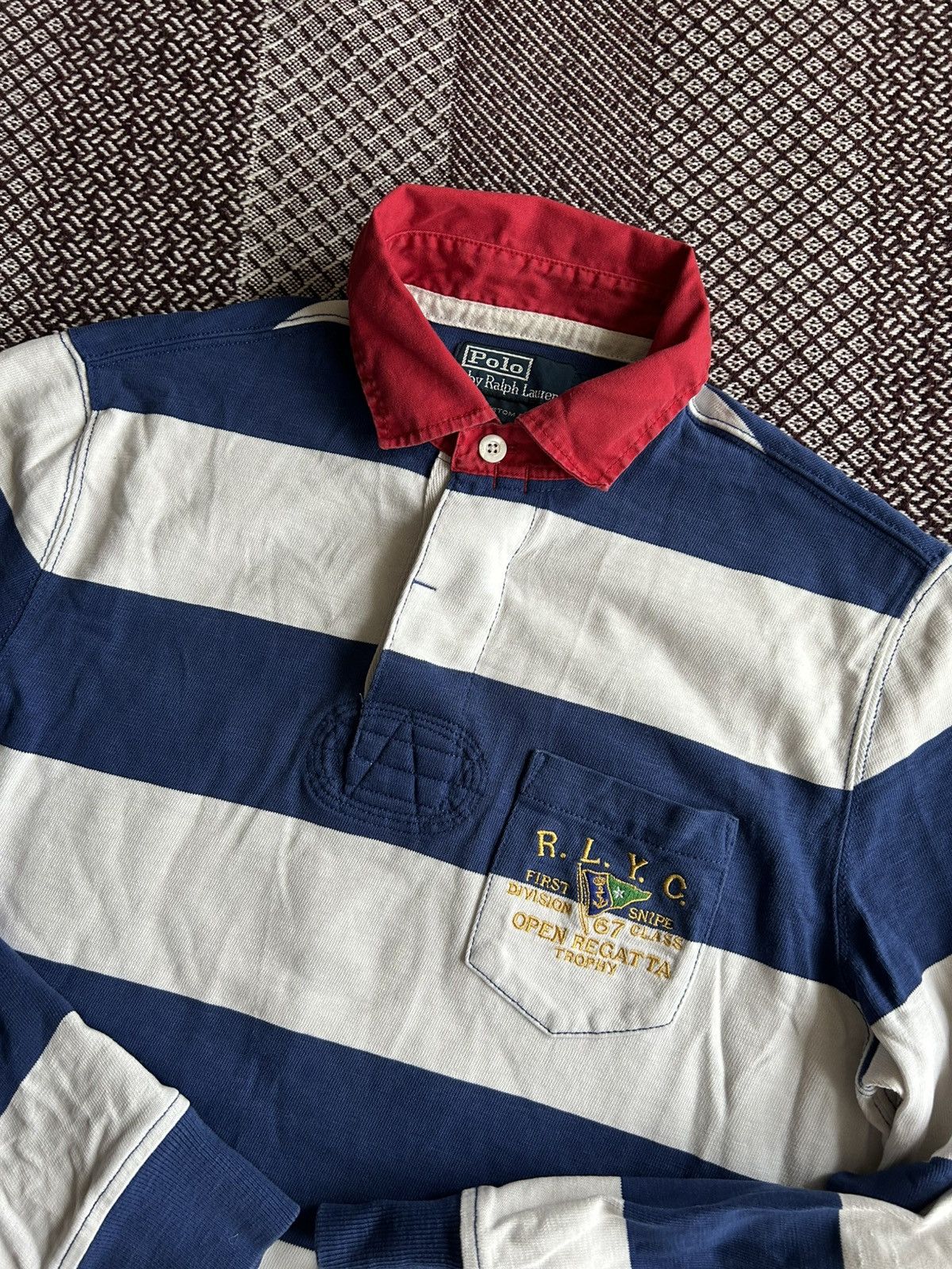Polo Ralph Lauren Vintage Polo Ralph Lauren Custom Fit Long Sleeve Rare Size S Size US S / EU 44-46 / 1 - 7 Thumbnail