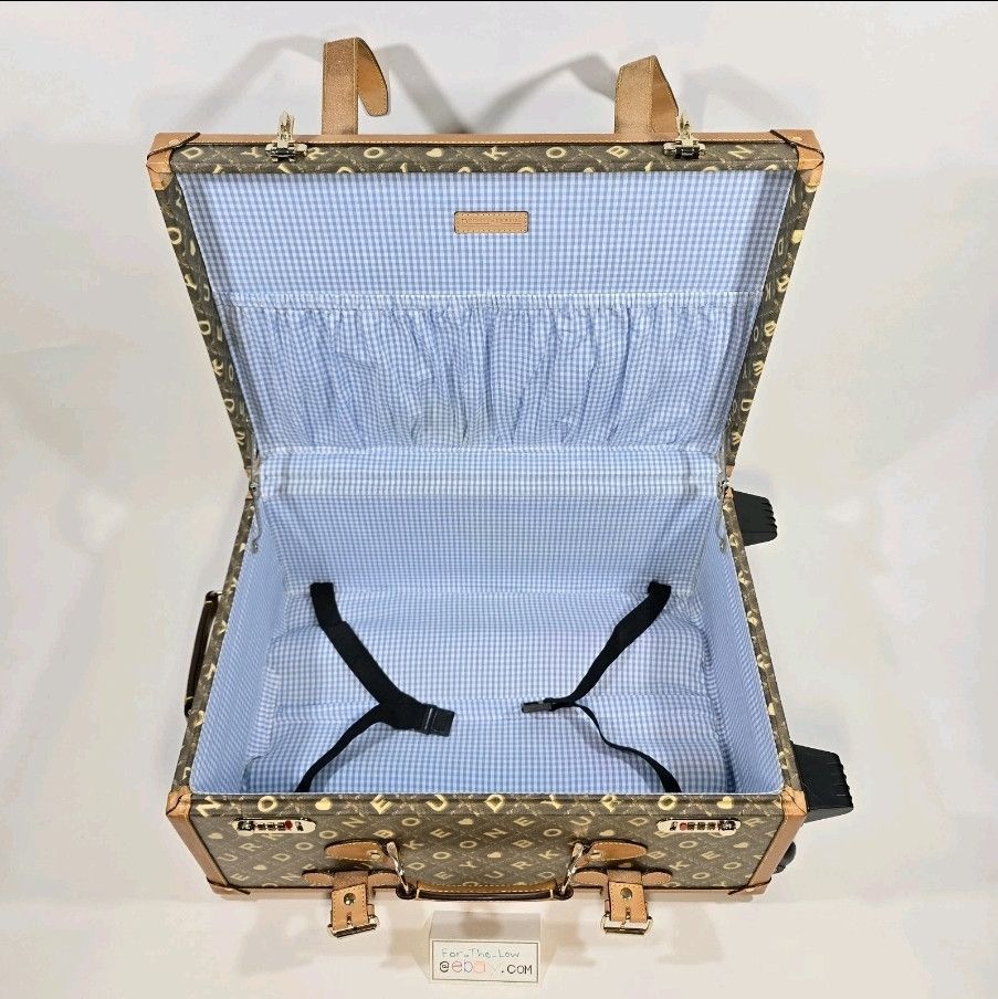 Dooney & Bourke Rare Vintage DOONEY & BOURKE Carry-on Rolling Luggage Trunk Size ONE SIZE - 9 Thumbnail